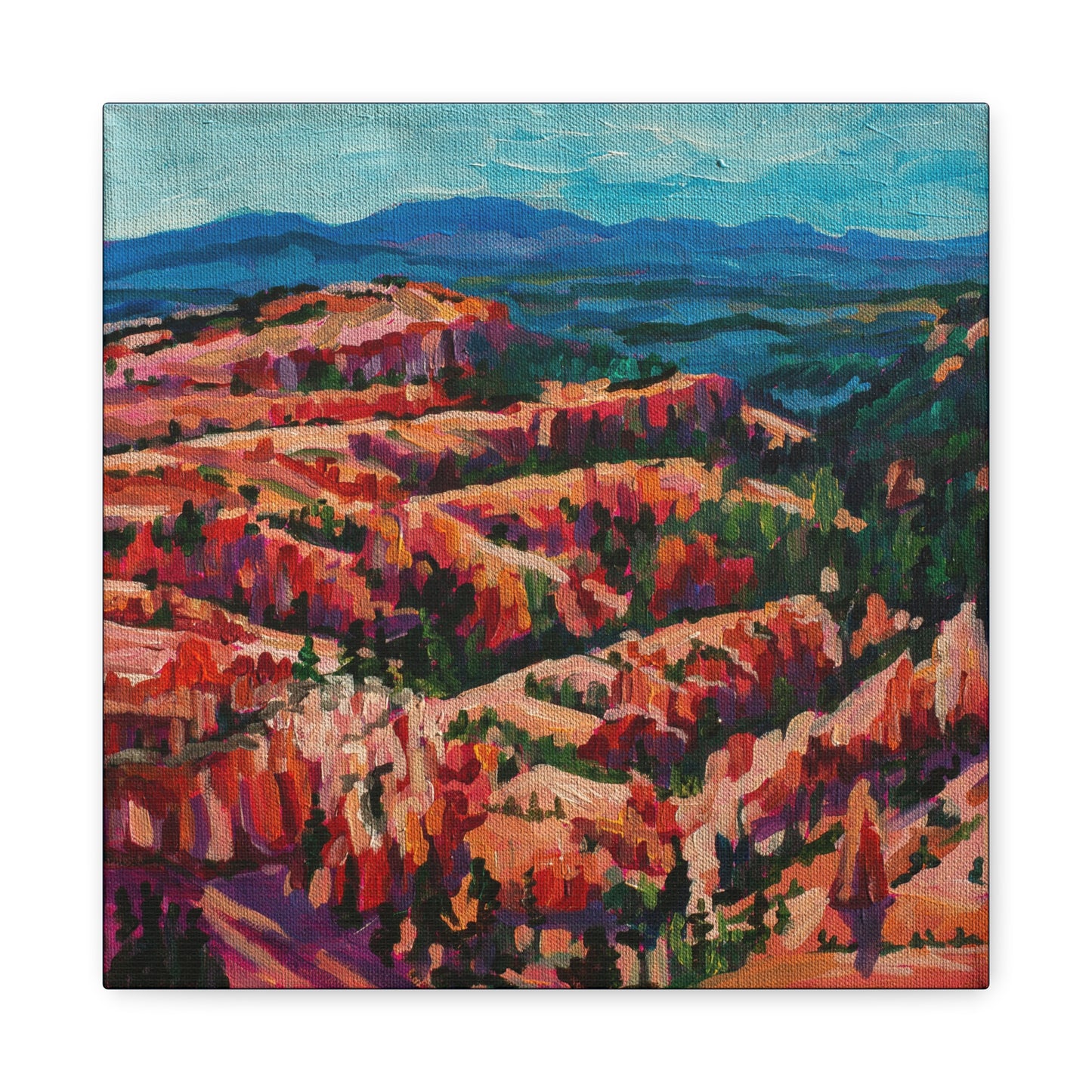 Bryce Canyon lookout —Matte Canvas, Stretched, 1.25"