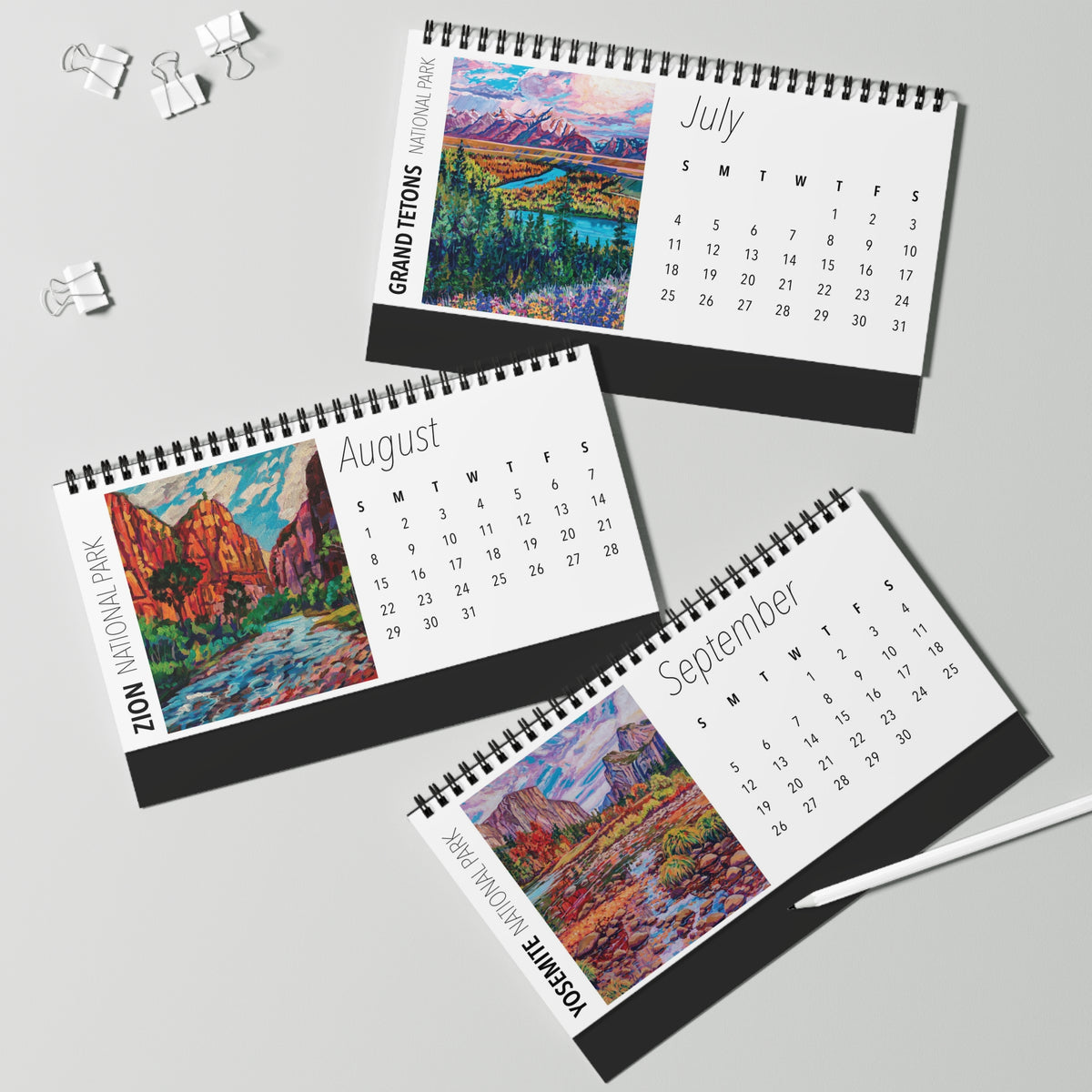 National Parks 2027 Desktop Calendar