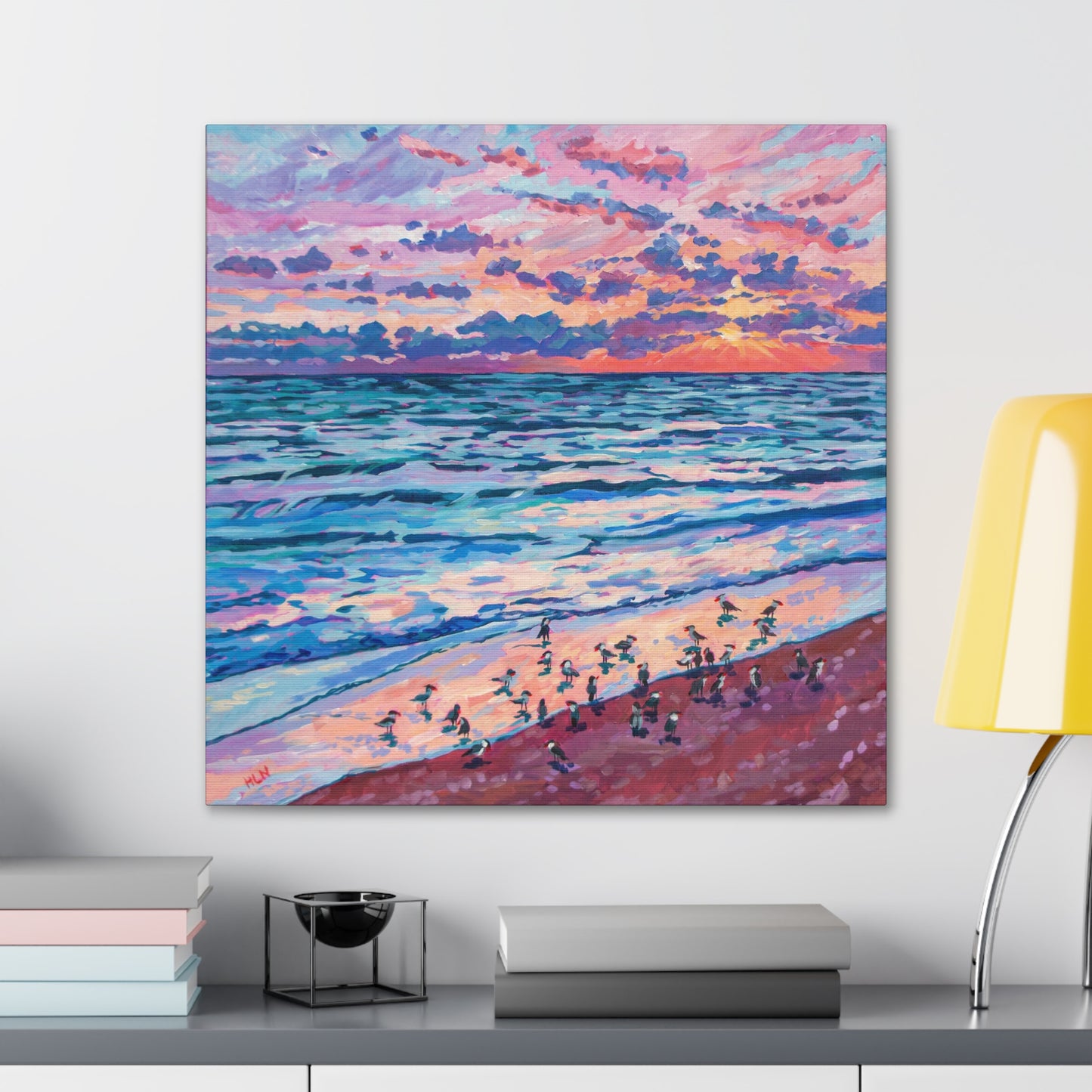 Morning Meetup— Gallery Wrapped Canvas Reproductions