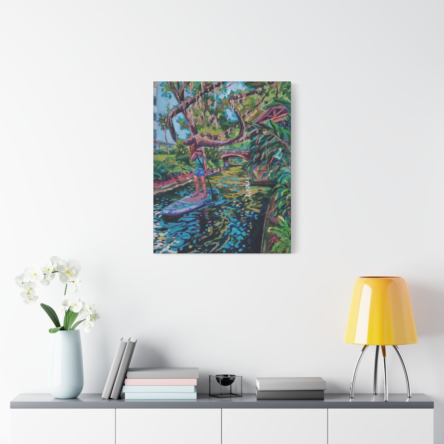 Paddling through the canals, Winter Park—Matte Canvas, Stretched, 1.25"