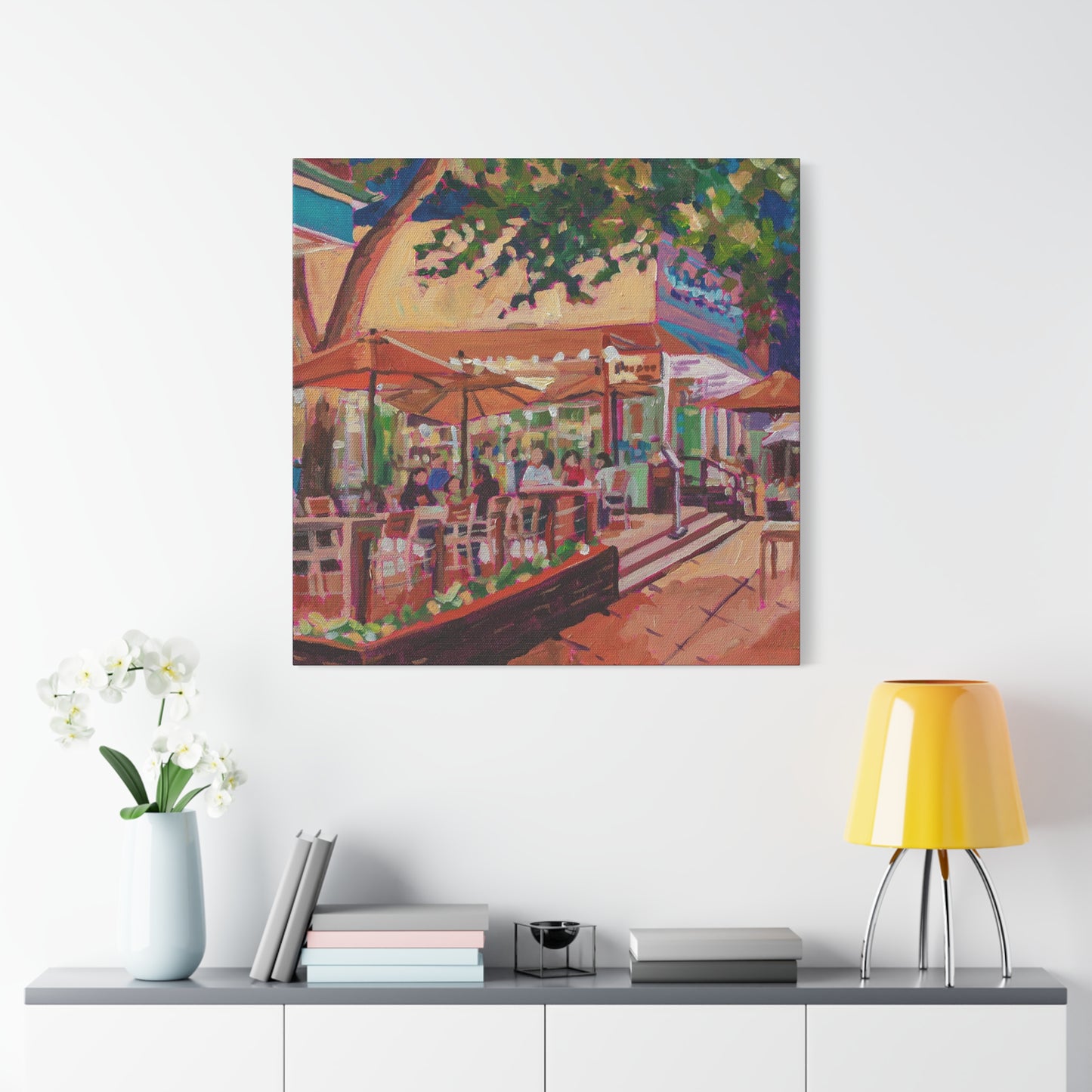 Winter Park Nightlife 1—Matte Canvas, Stretched, 1.25"