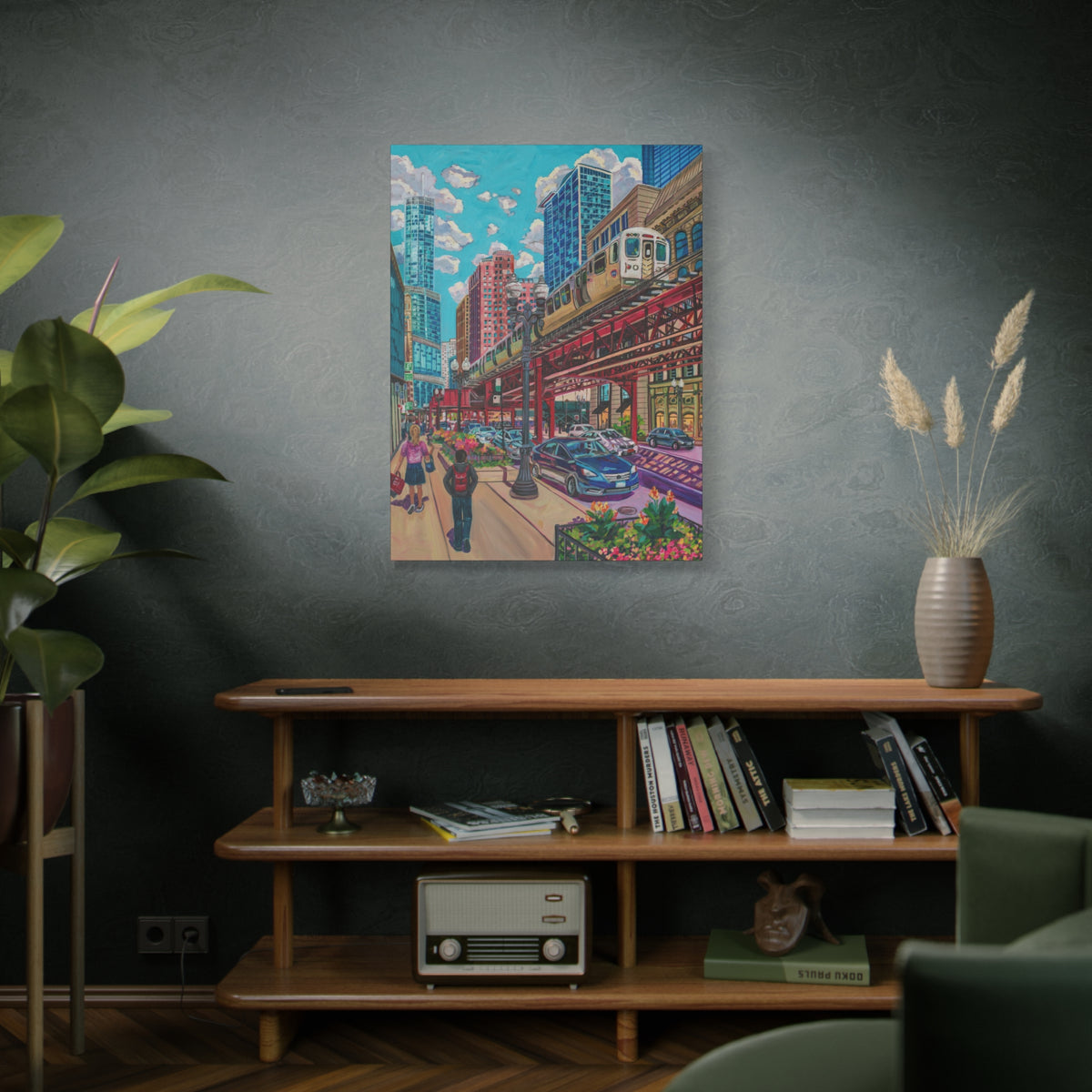 Chicago Elevated—Matte Canvas, Stretched, 1.25"