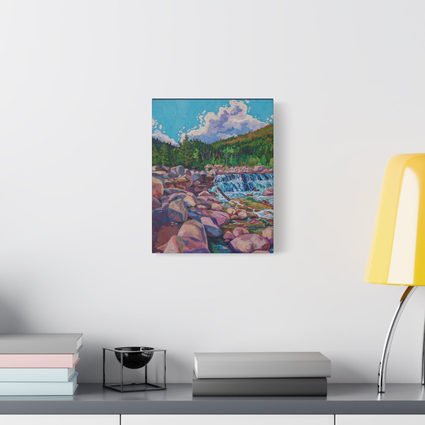 Alpine Falls L—Matte Canvas, Stretched, 1.25"