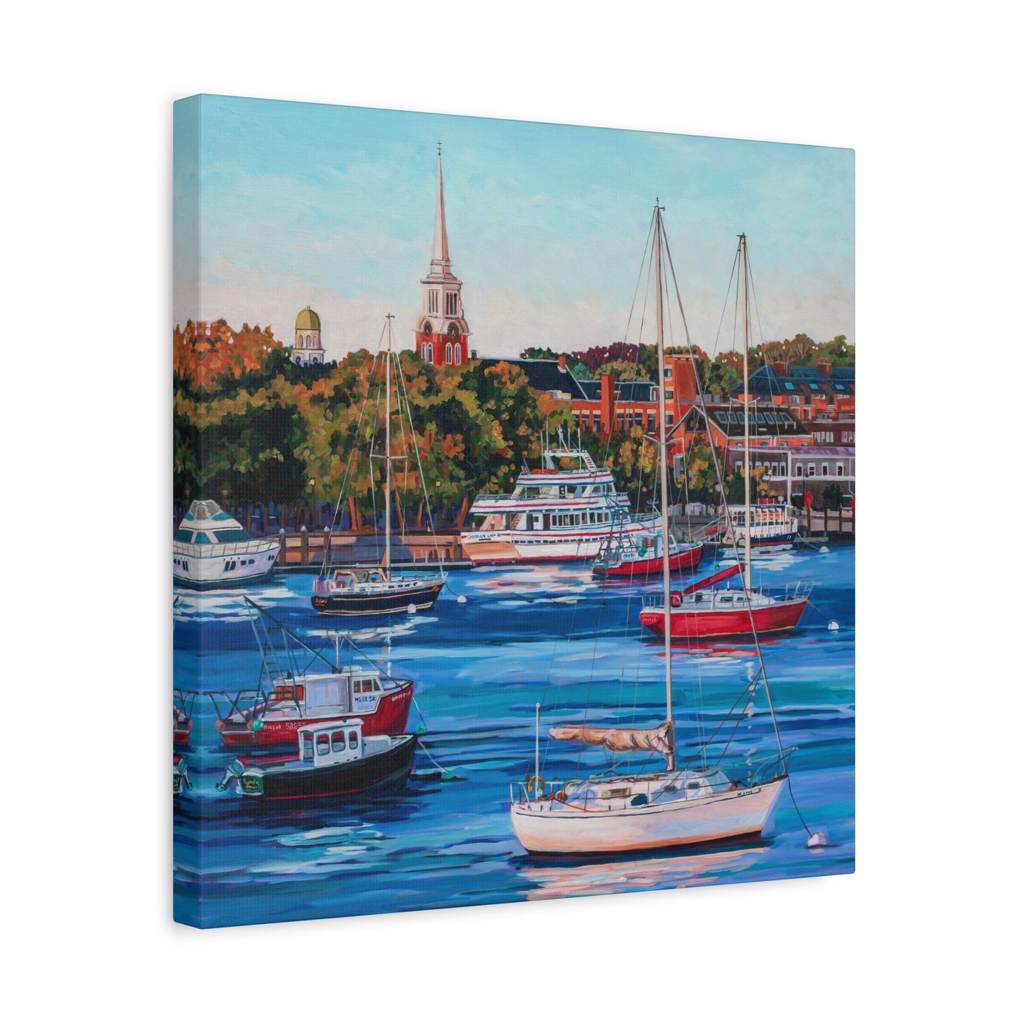 Newburyport Harbor —Matte Canvas, Stretched, 1.25"