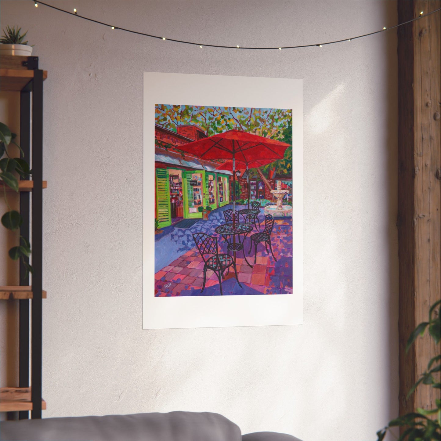 Hidden Courtyard, Winter Park— Fine Art Matte Paper Reproduction