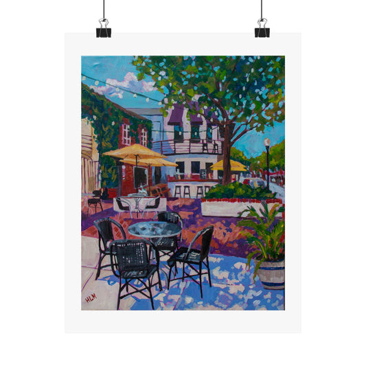 Hannibal Square, Winter Park— Fine Art Matte Paper  Reproduction
