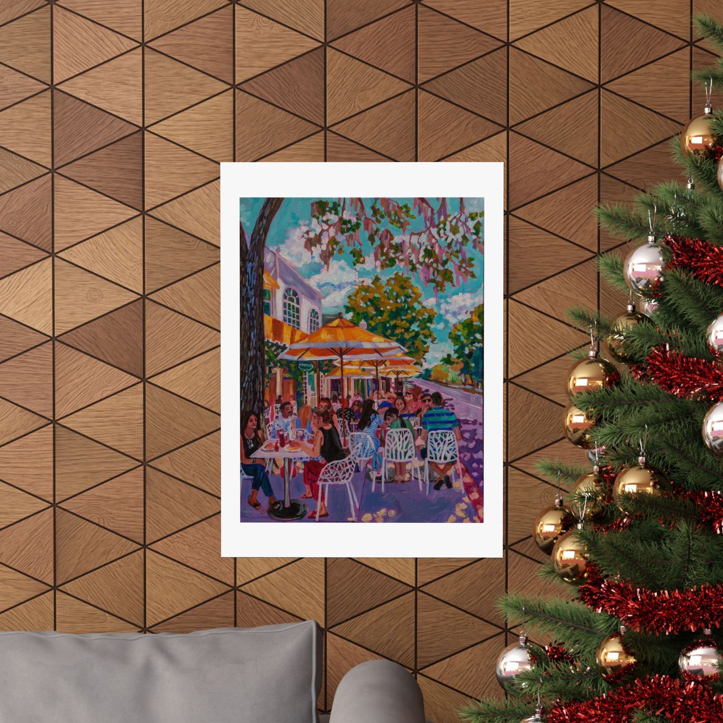 Lunch on Park Ave Winter Park — Fine Art Matte Paper Reproduction