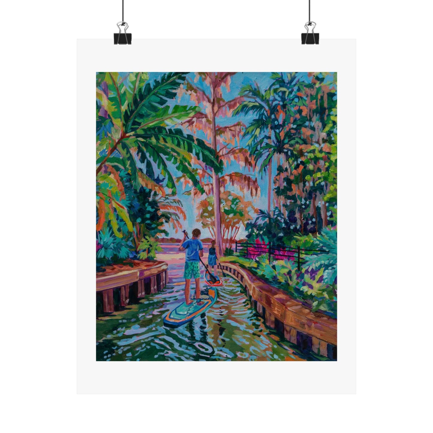 Golden Hour on the Water, Winter Park — Fine Art Matte Paper Reproduction