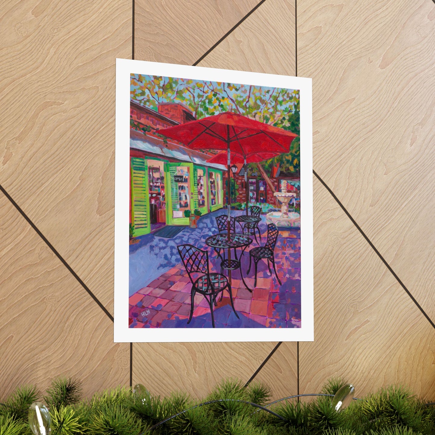 Hidden Courtyard, Winter Park— Fine Art Matte Paper Reproduction