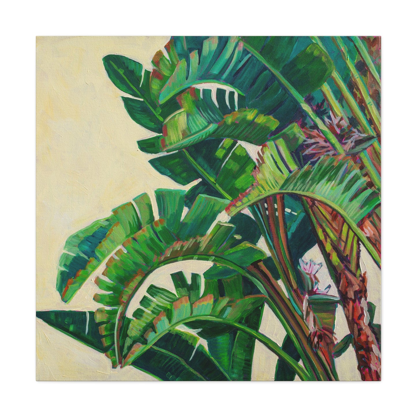 Palm Detail #12 —Matte Canvas, Stretched, 1.25"