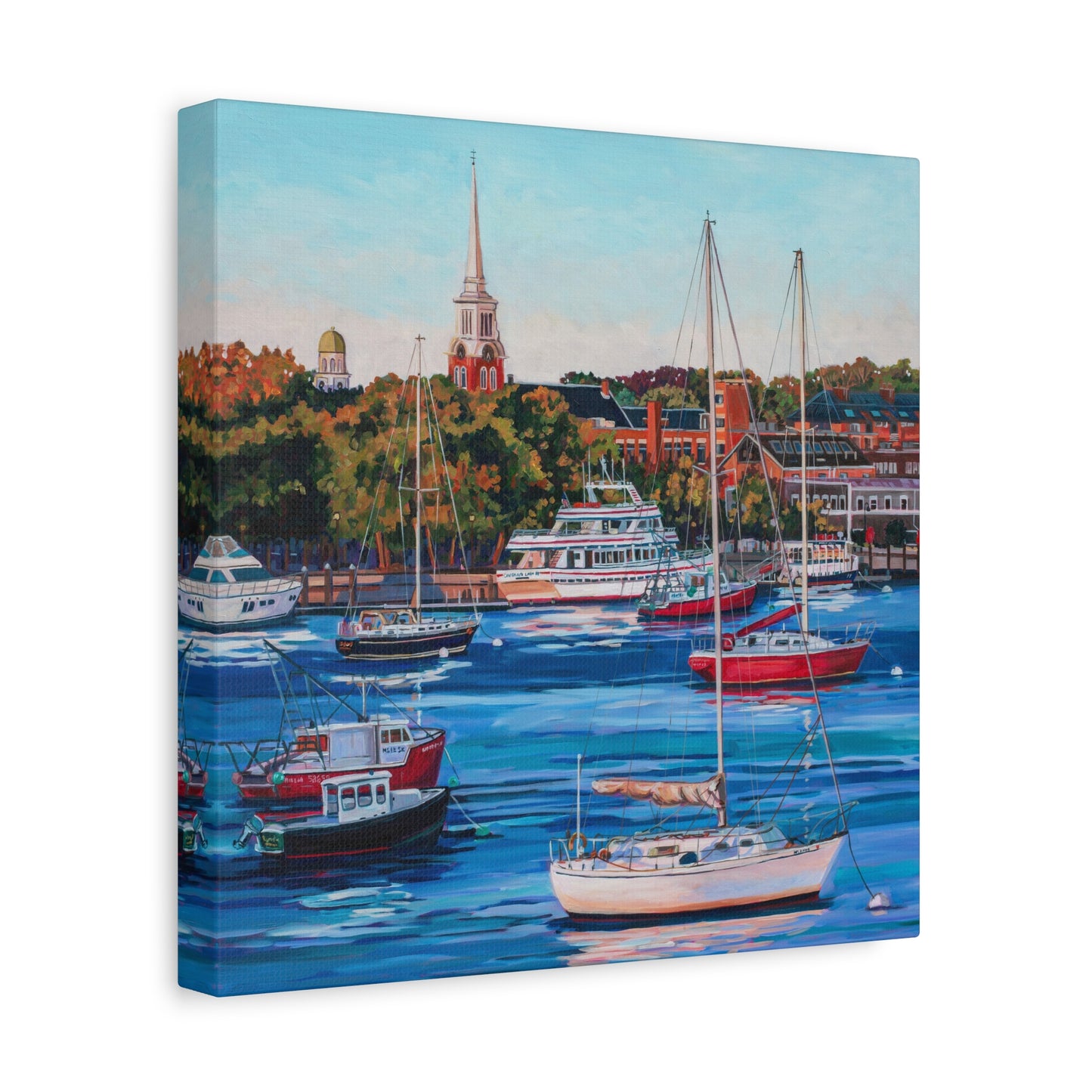 Newburyport Harbor —Matte Canvas, Stretched, 1.25"