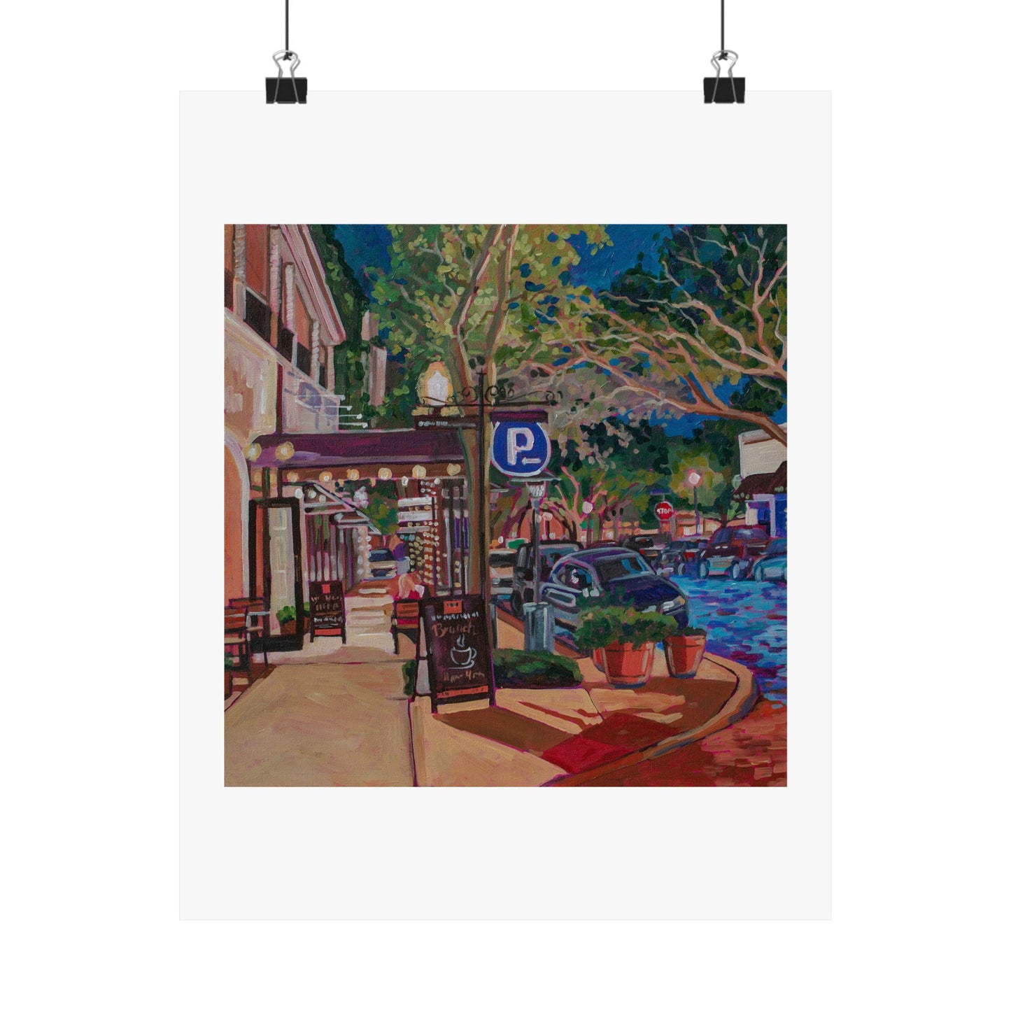 Winter Park Nightlife 6 — Fine Art Matte Paper Reproduction