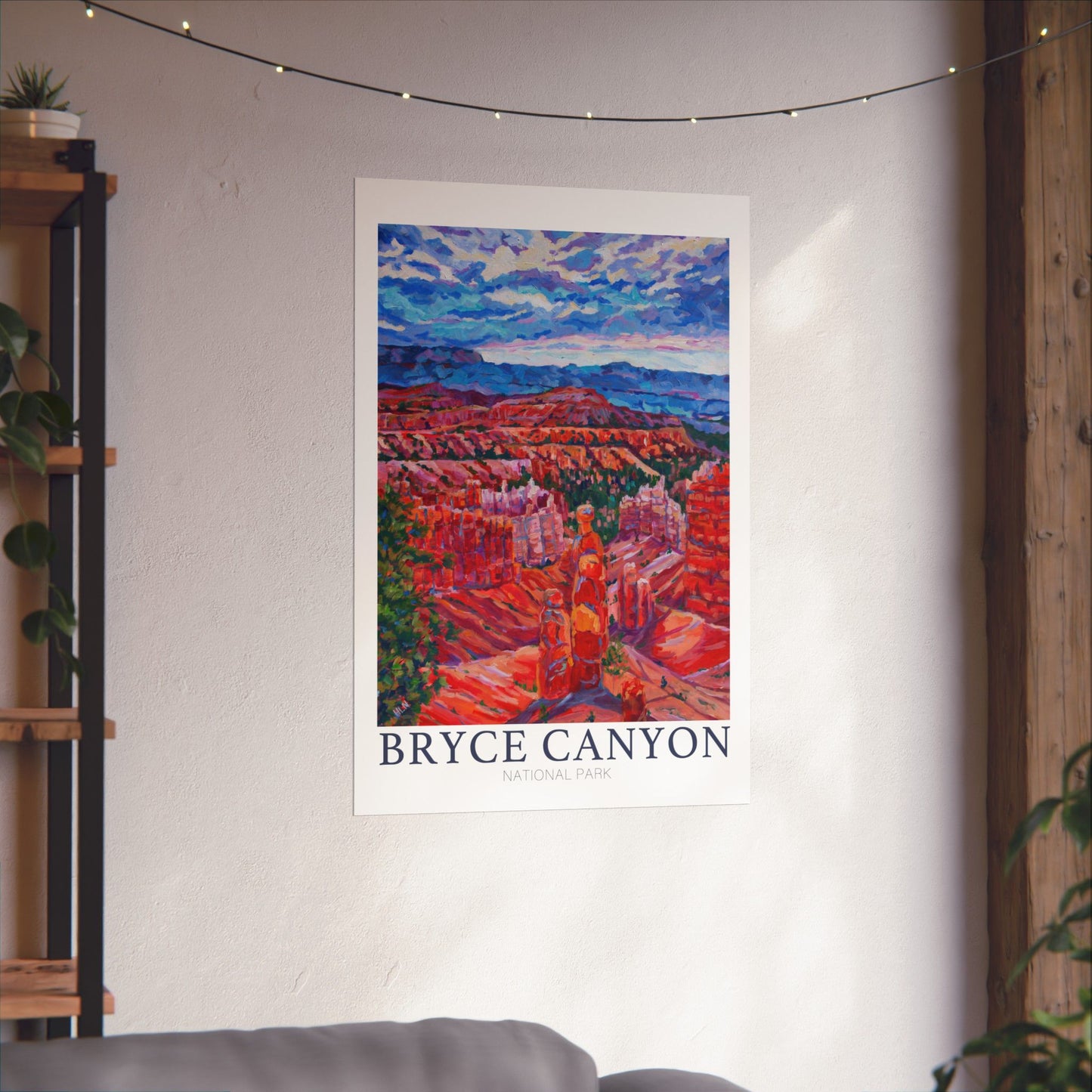 NP-3 | Bryce Canyon National Park fine art print, Southwest, Utah outdoor adventure lover, souvenir poster, artist Heather Nagy