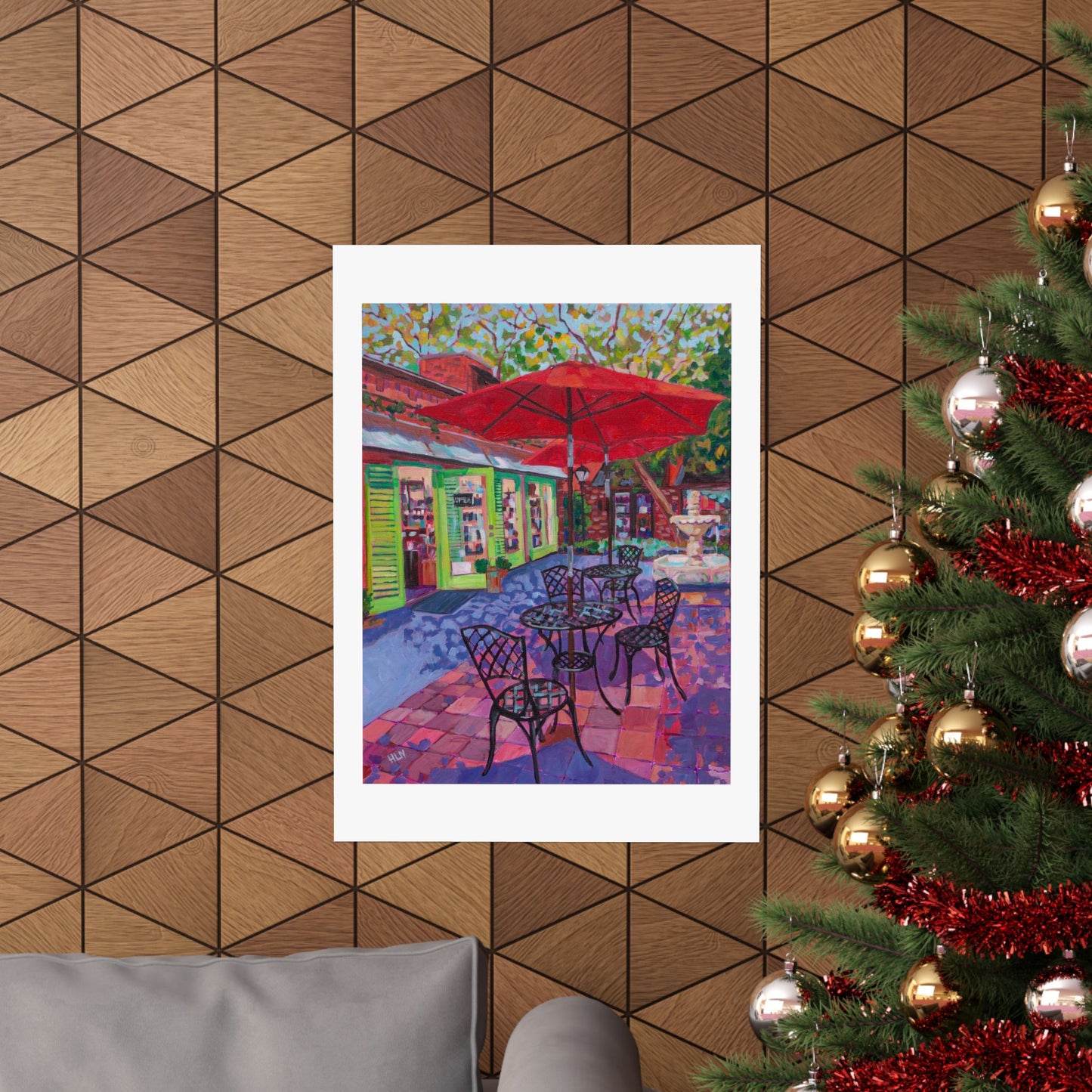 Hidden Courtyard, Winter Park— Fine Art Matte Paper Reproduction