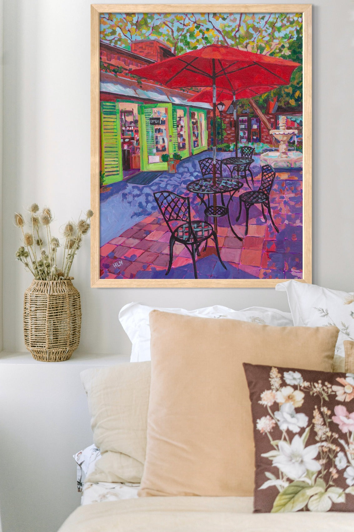 Hidden Courtyard, Winter Park original painting