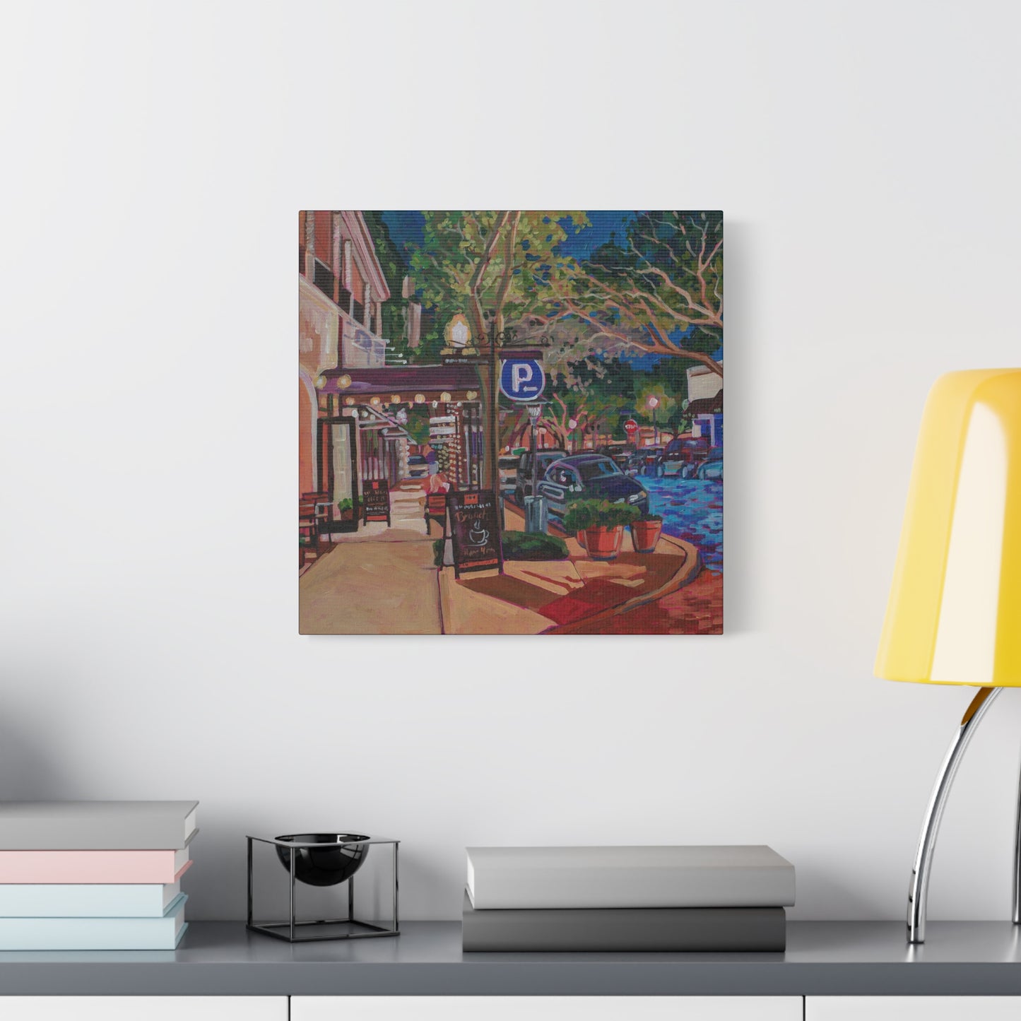 Winter Park Nightlife 6—Matte Canvas, Stretched, 1.25"