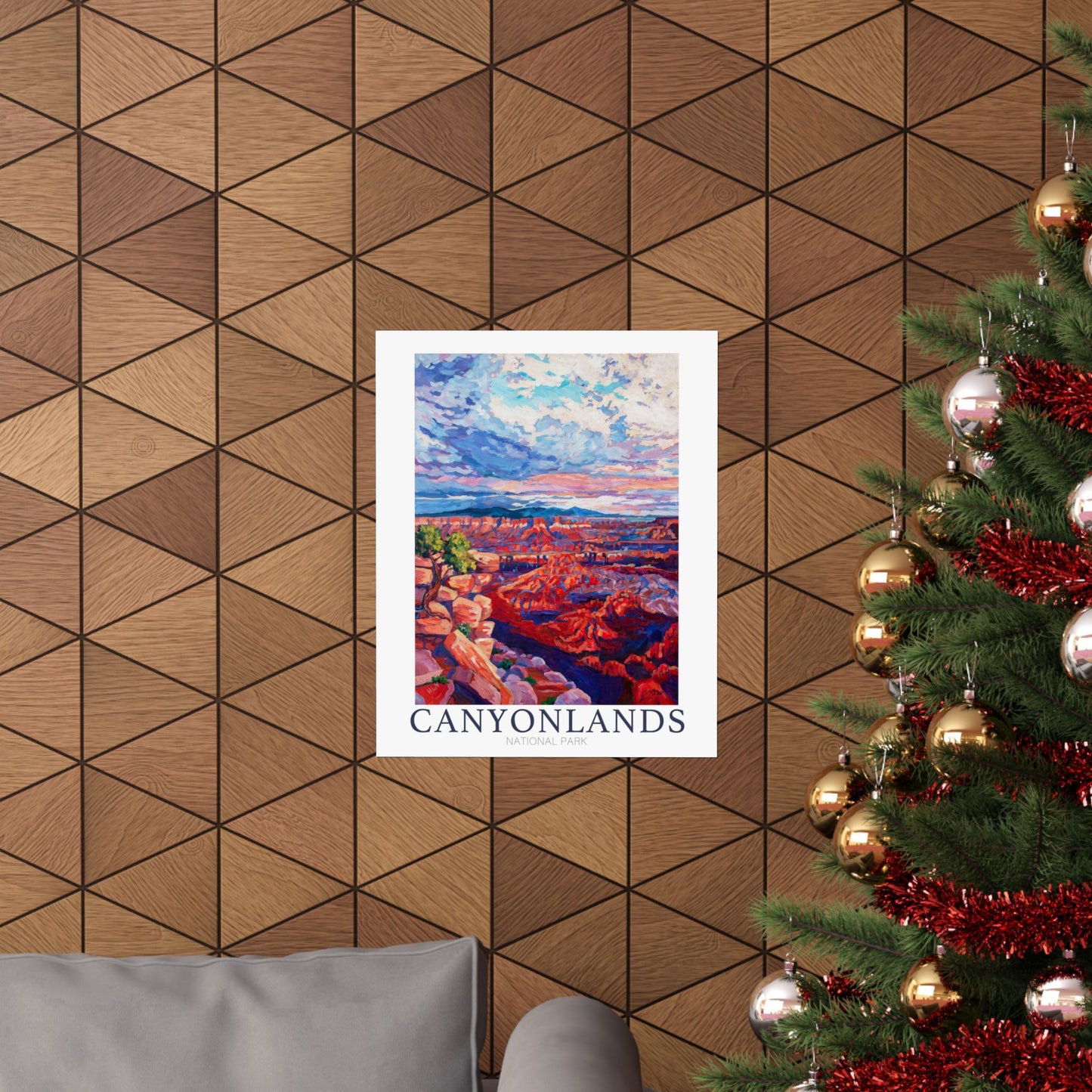 NP-4 | Canyonlands National Park fine art print, Moab Utah, outdoor adventure lover souvenir poster, artist Heather Nagy