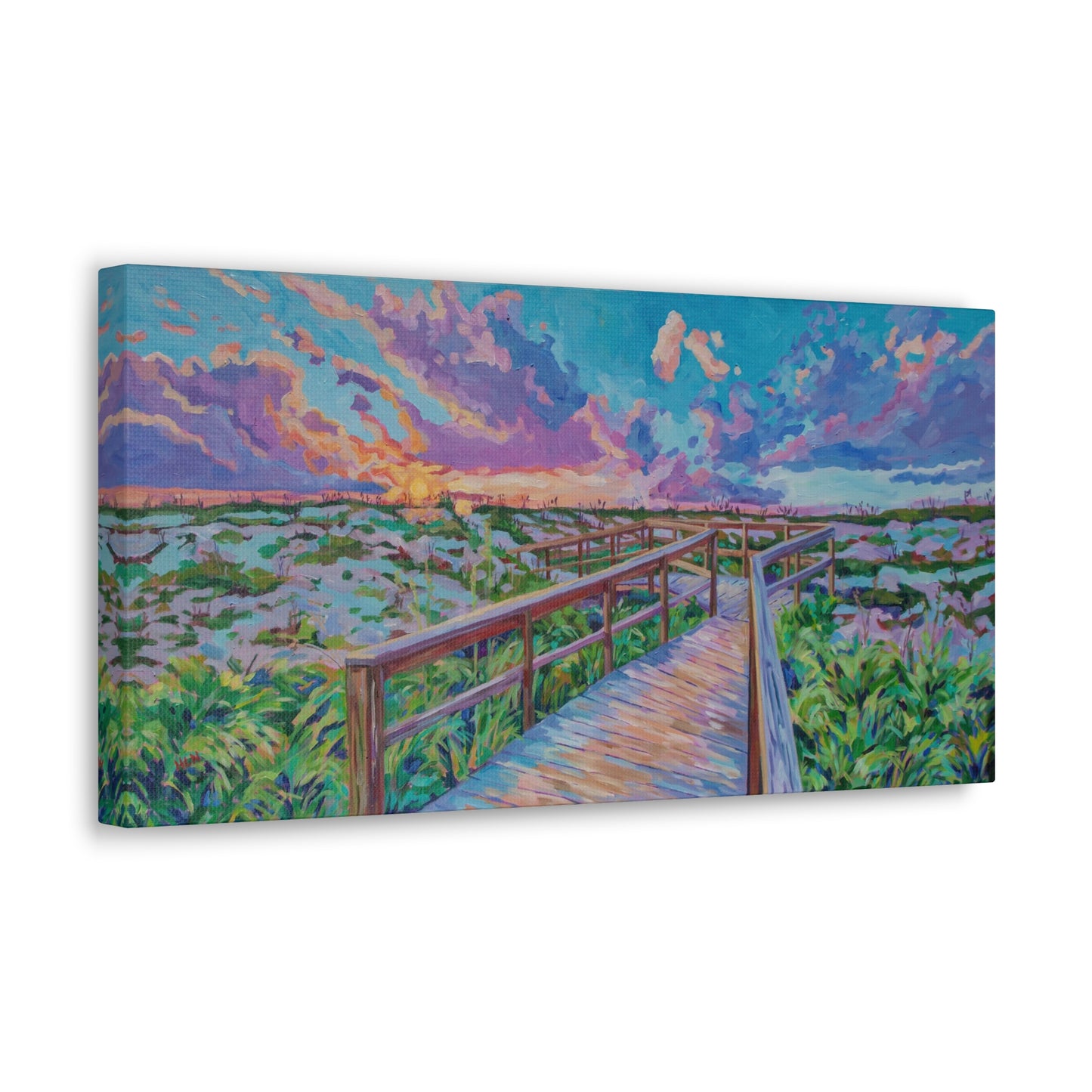 St Augustine Sunrise— Gallery Wrapped Canvas Reproduction