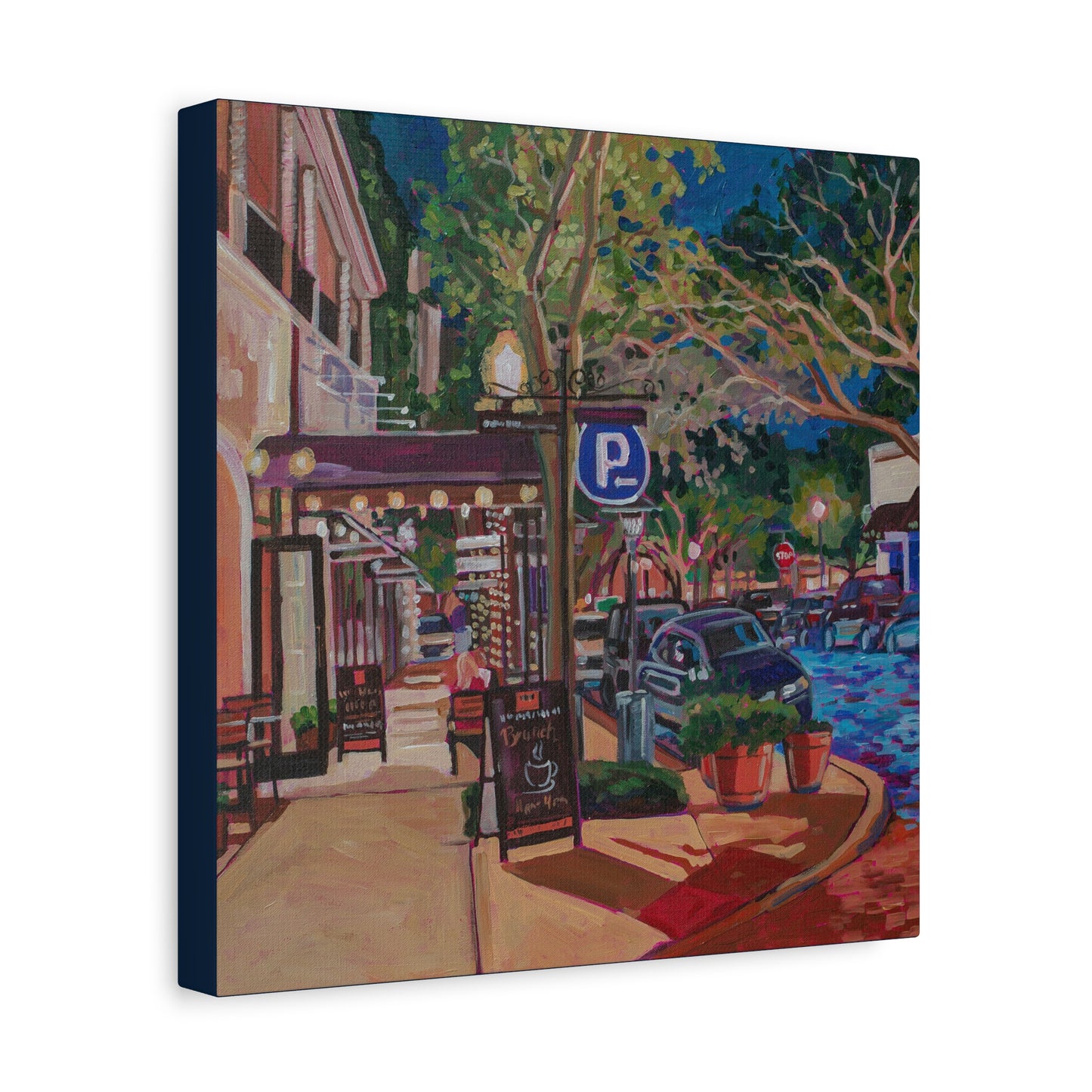 Winter Park Nightlife 6—Matte Canvas, Stretched, 1.25"