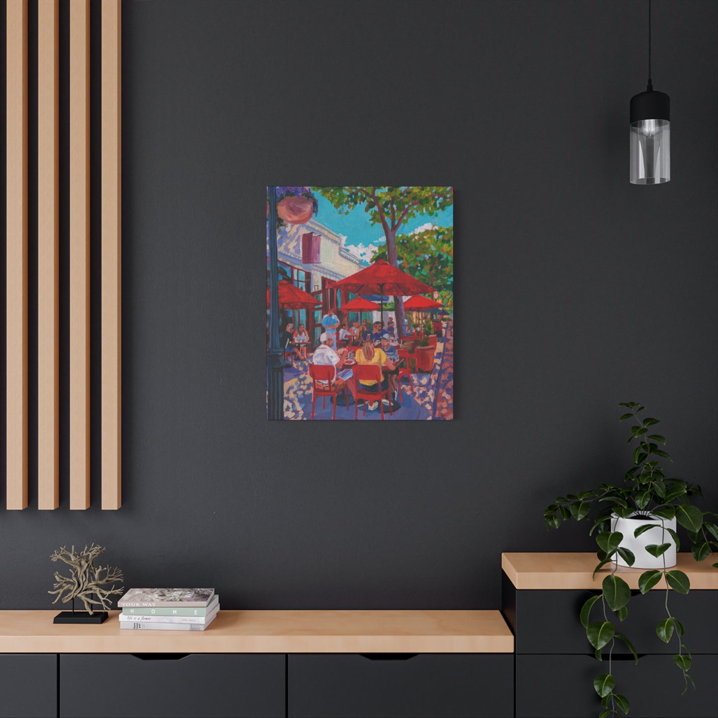 Lunch at Prato—Matte Canvas, Stretched, 1.25"