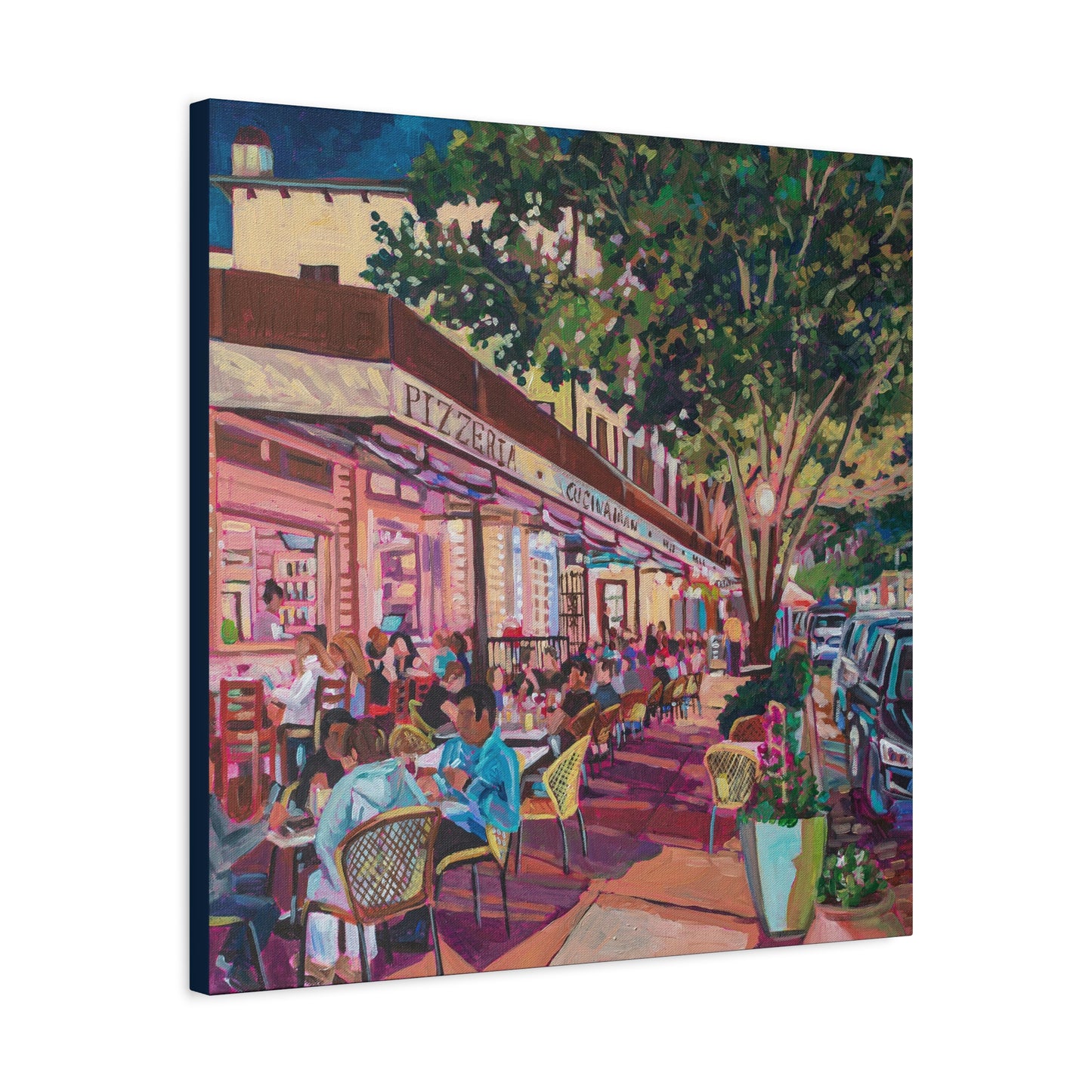 Winter Park Nightlife 7—Matte Canvas, Stretched, 1.25"