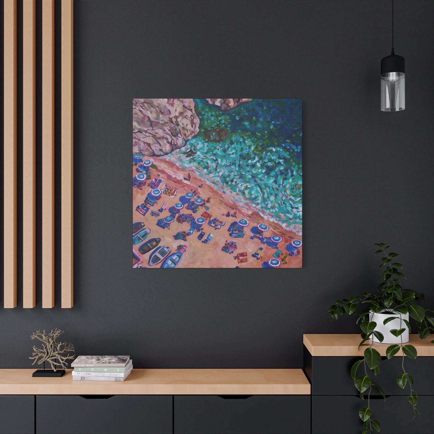 Overhead at Conca Dei Marini— Gallery Wrapped Canvas Reproductions