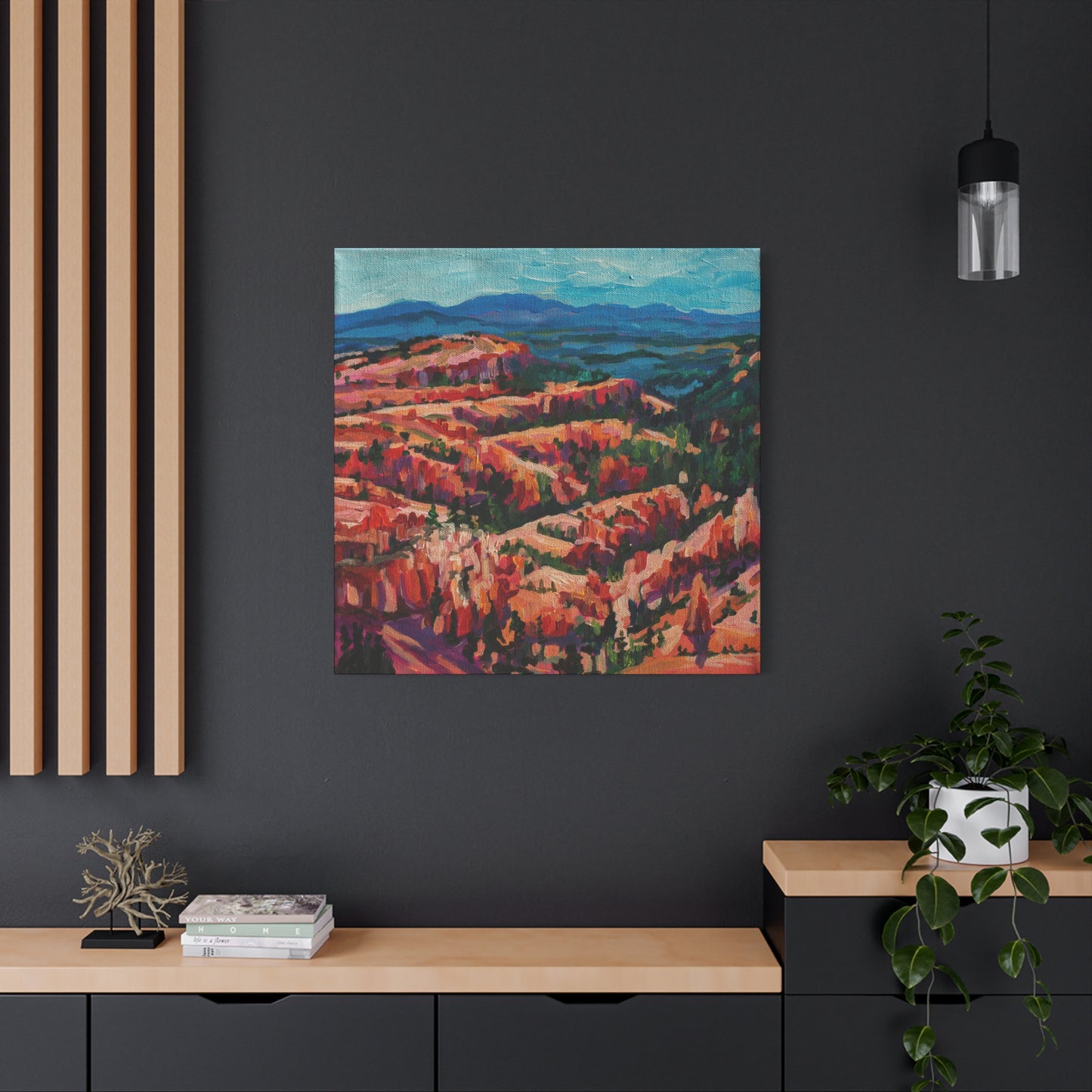 Bryce Canyon lookout —Matte Canvas, Stretched, 1.25"