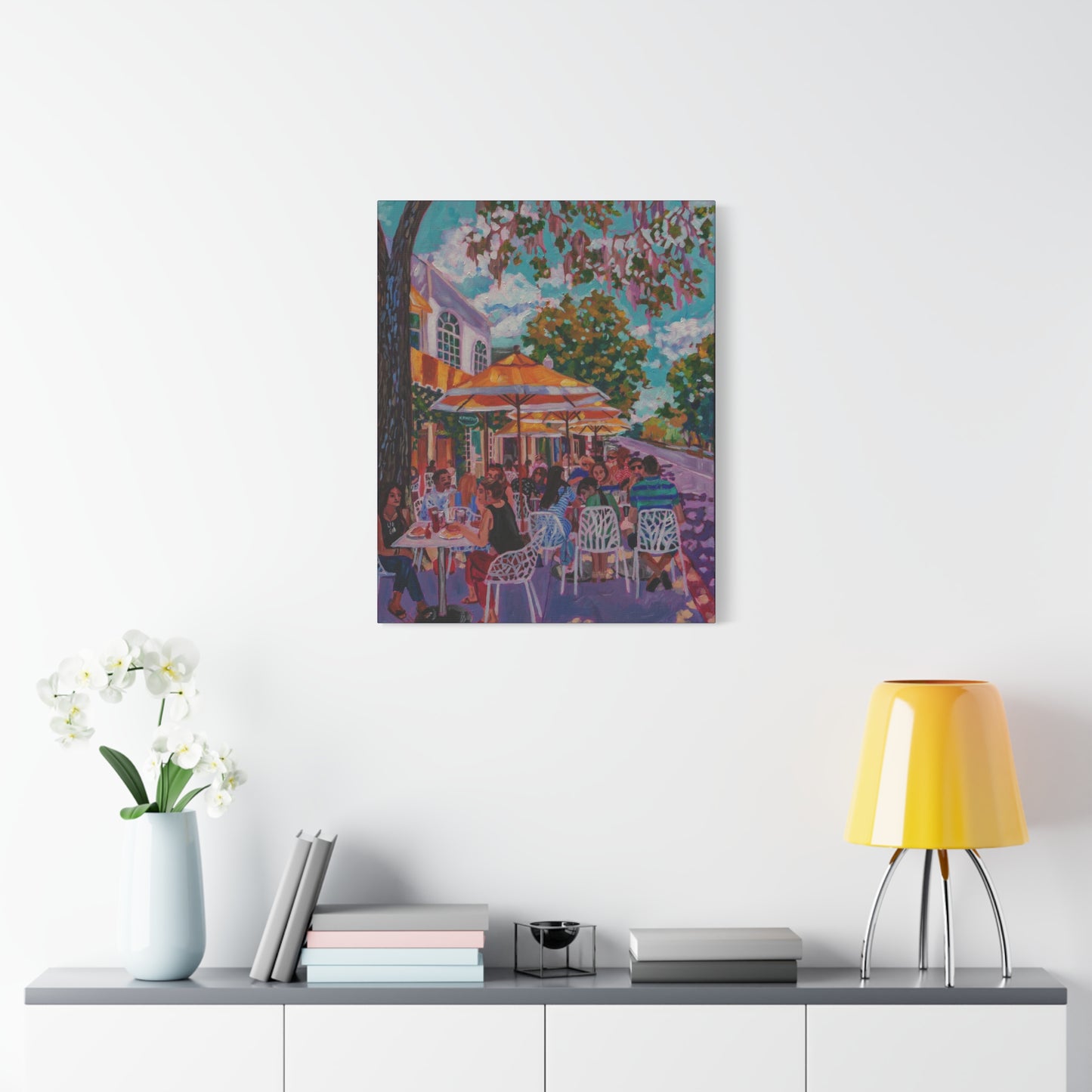 Lunch on Park Ave, Winter Park—Matte Canvas, Stretched, 1.25"