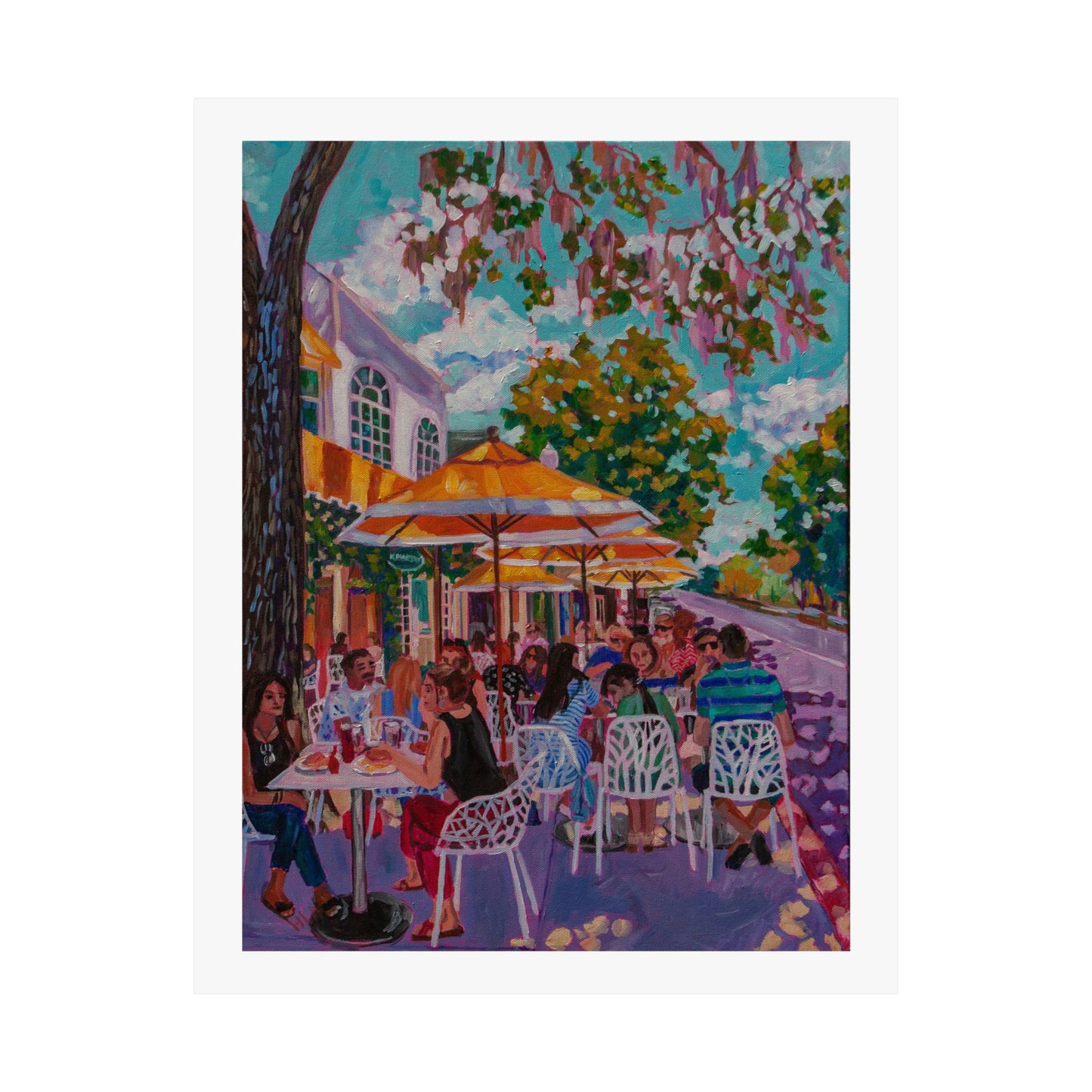 Lunch on Park Ave Winter Park — Fine Art Matte Paper Reproduction