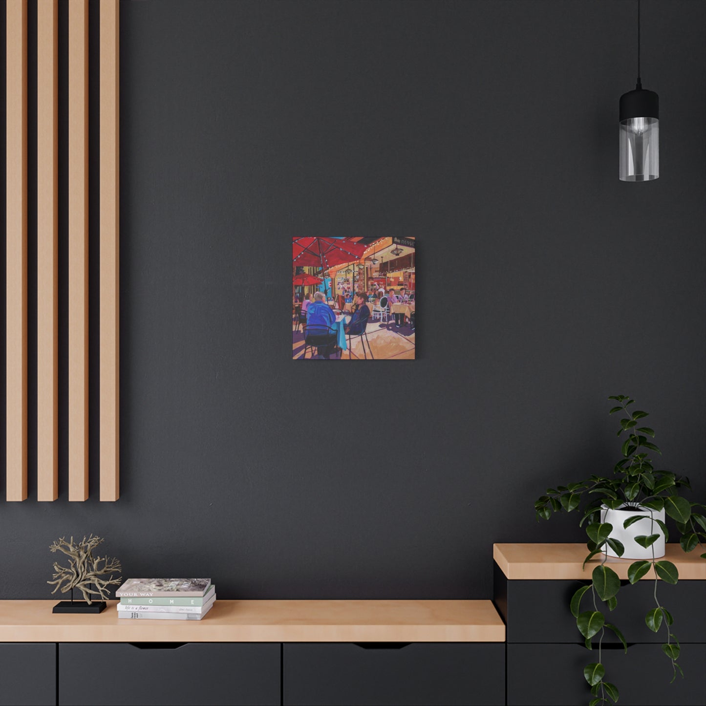 Winter Park Nightlife 5—Matte Canvas, Stretched, 1.25"