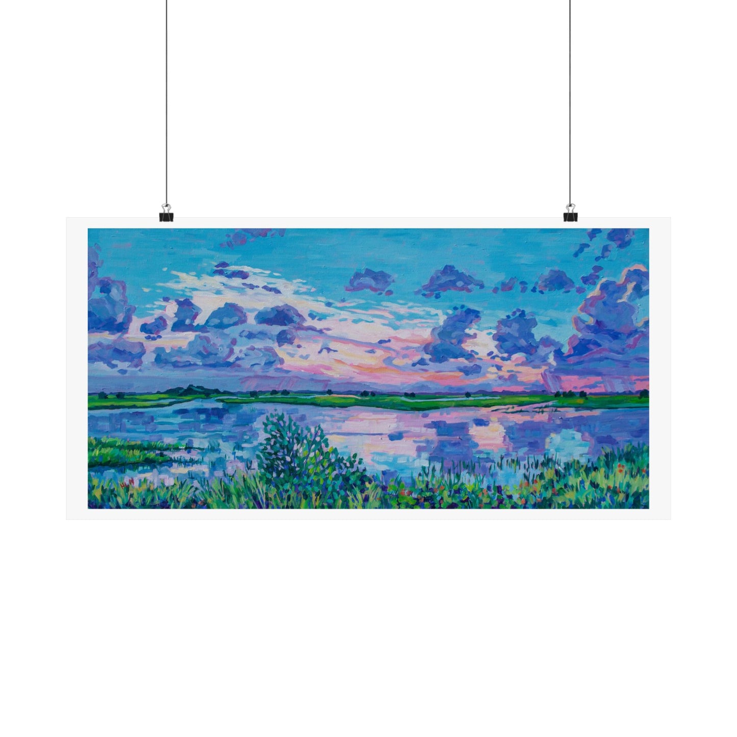 St Augustine Sunset —Matte Horizontal Poster Reproduction