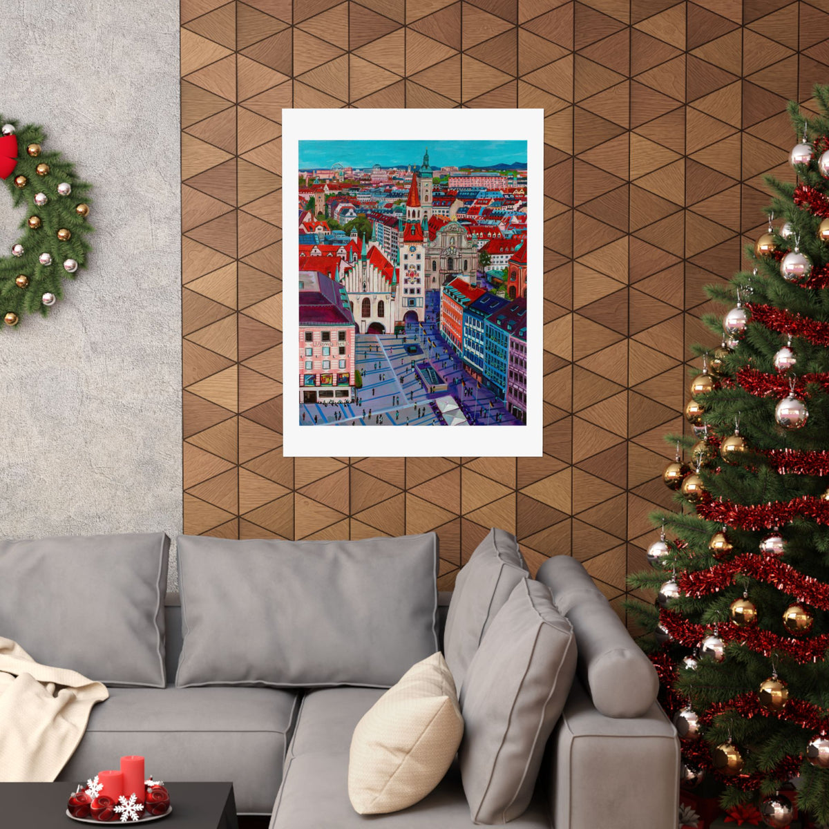 Postcards from Europe: Munich— Fine Art Poster Reproduction