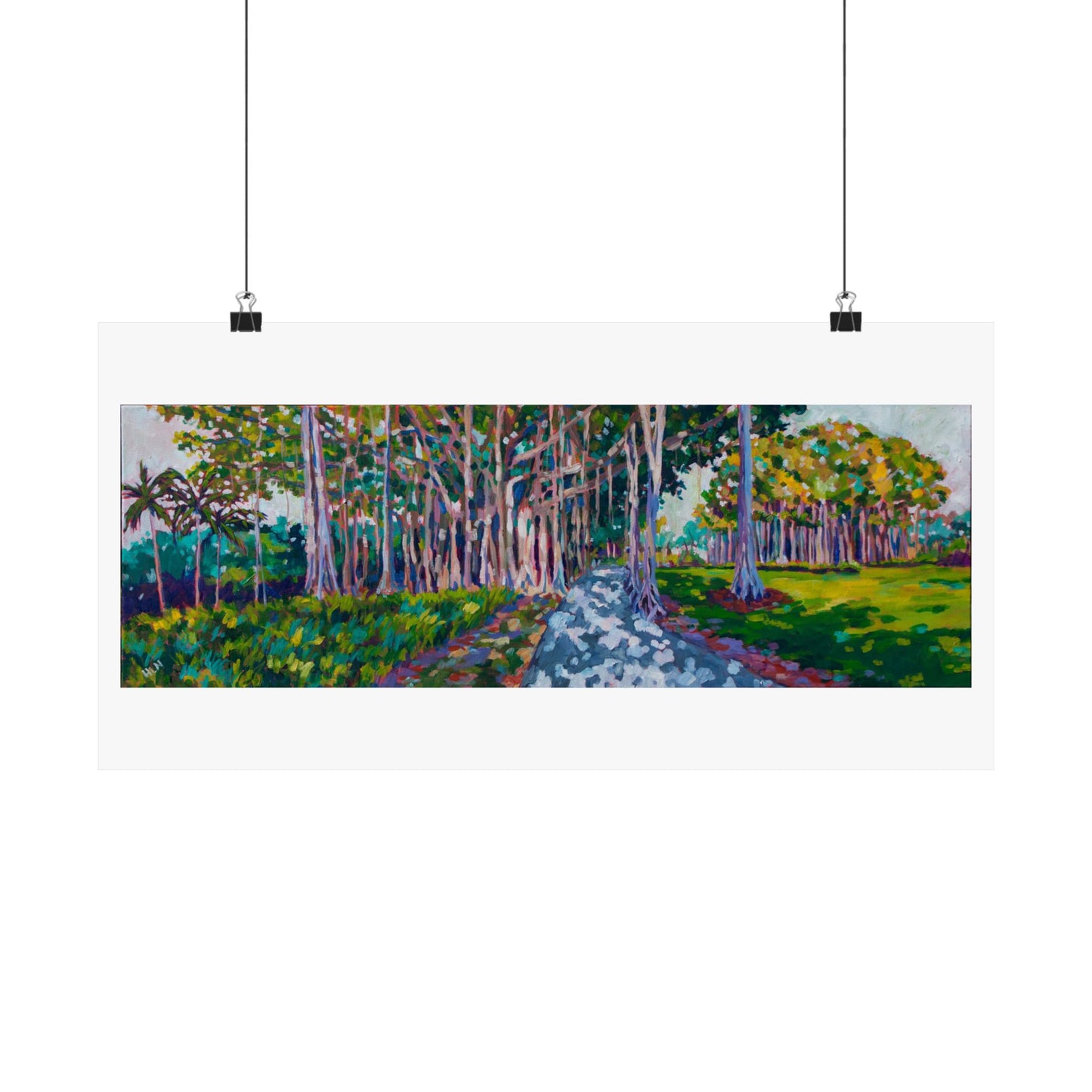 Ringling's Banyan—Matte Horizontal Poster Reproduction