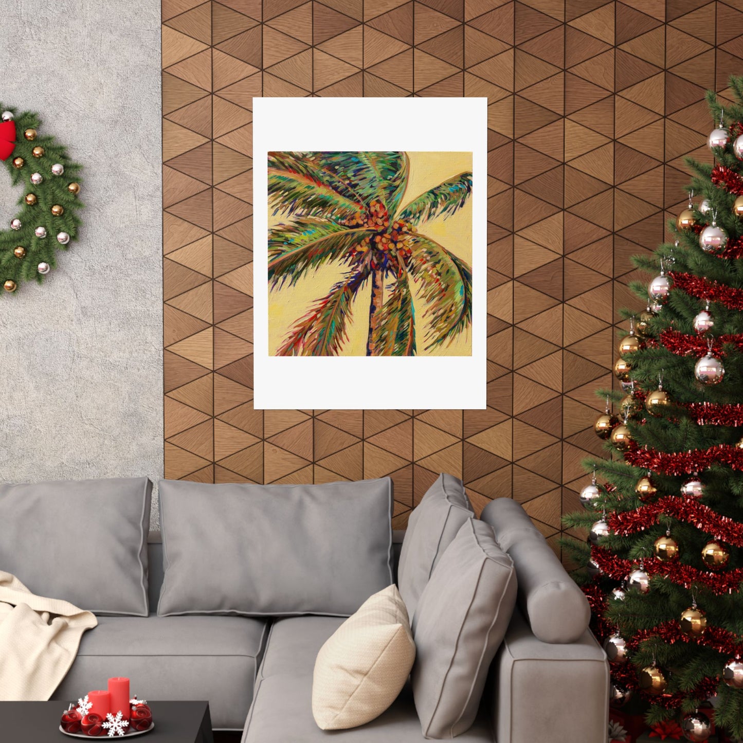 Palm Detail #17 (Coconut Tree) — Matte Paper Poster Reproduction