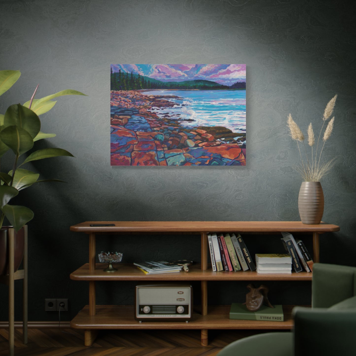 Incoming Tide on Schoodic Acadia—Matte Canvas, Stretched, 1.25"
