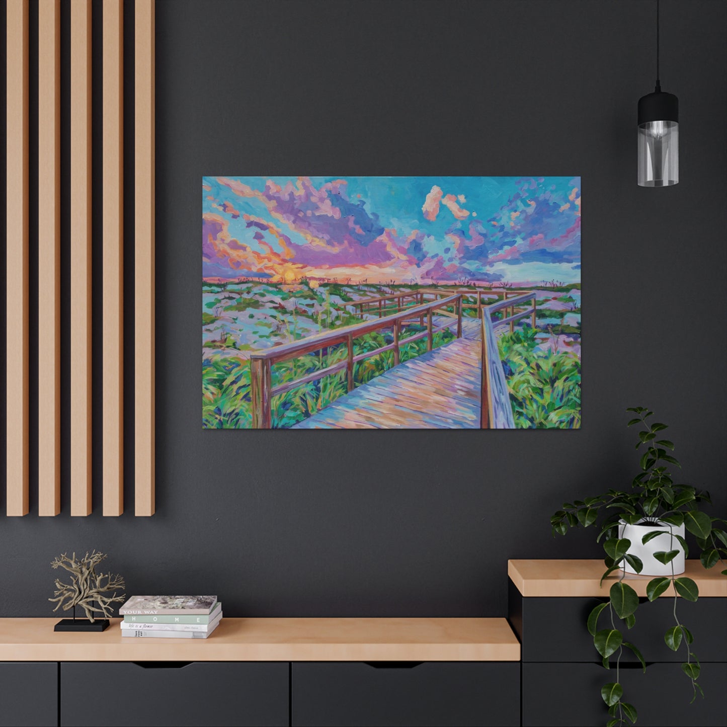 St Augustine Sunrise— Gallery Wrapped Canvas Reproduction