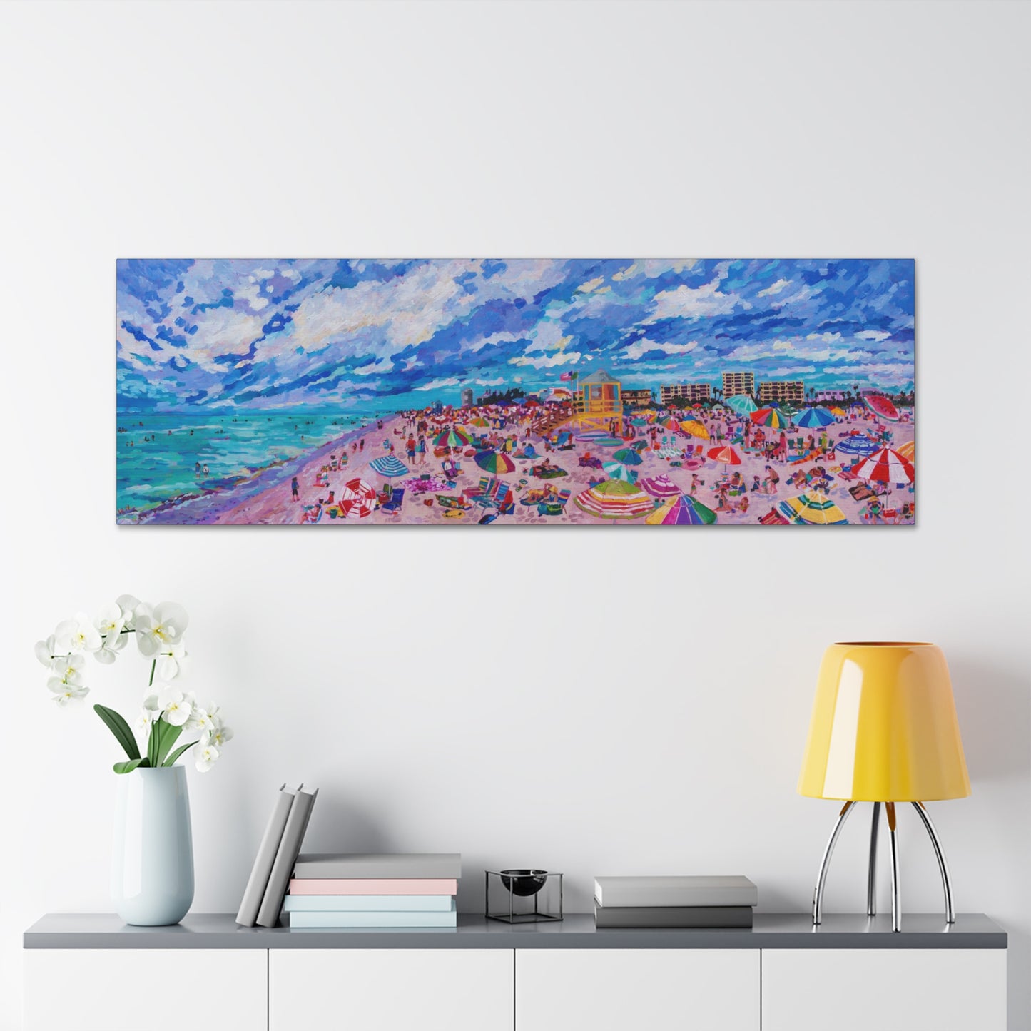 Busy Relaxing— Gallery Wrapped Canvas Reproduction