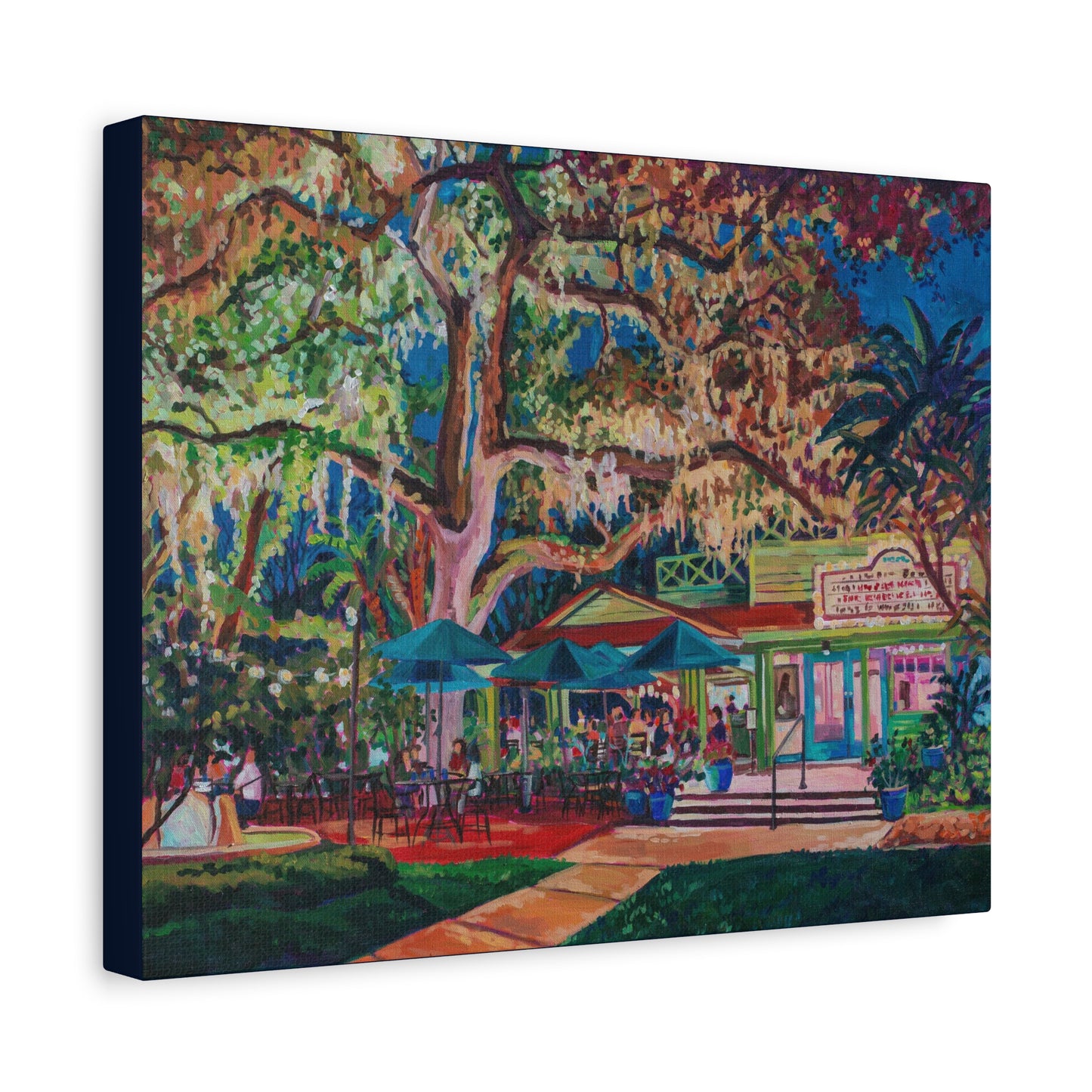 Enzian Theatre Night 3—Matte Canvas, Stretched, 1.25"