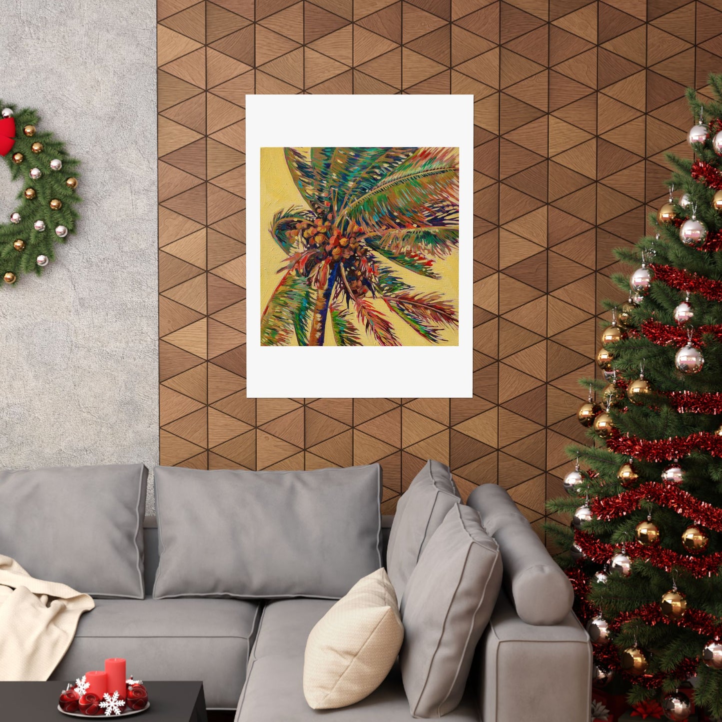 Palm Detail #16 (Coconut Tree) — Matte Paper Poster Reproduction