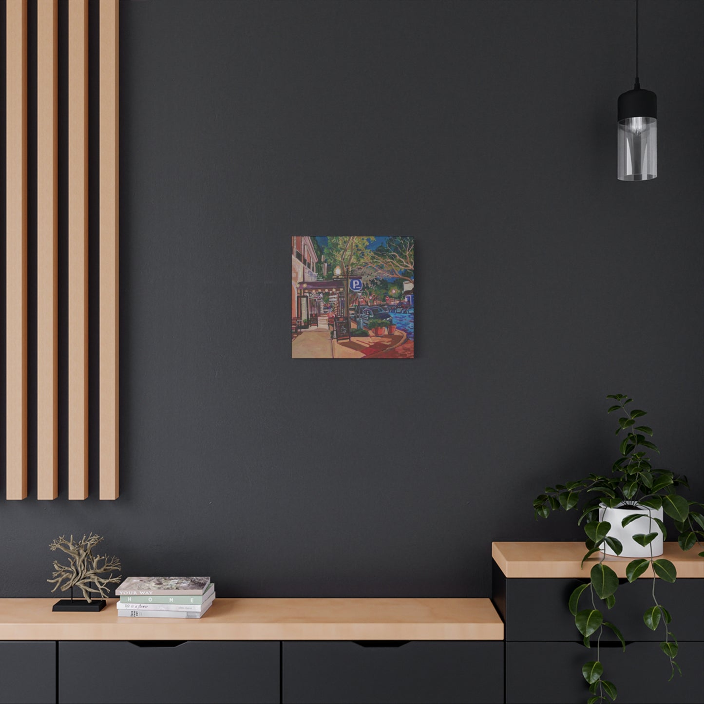 Winter Park Nightlife 6—Matte Canvas, Stretched, 1.25"