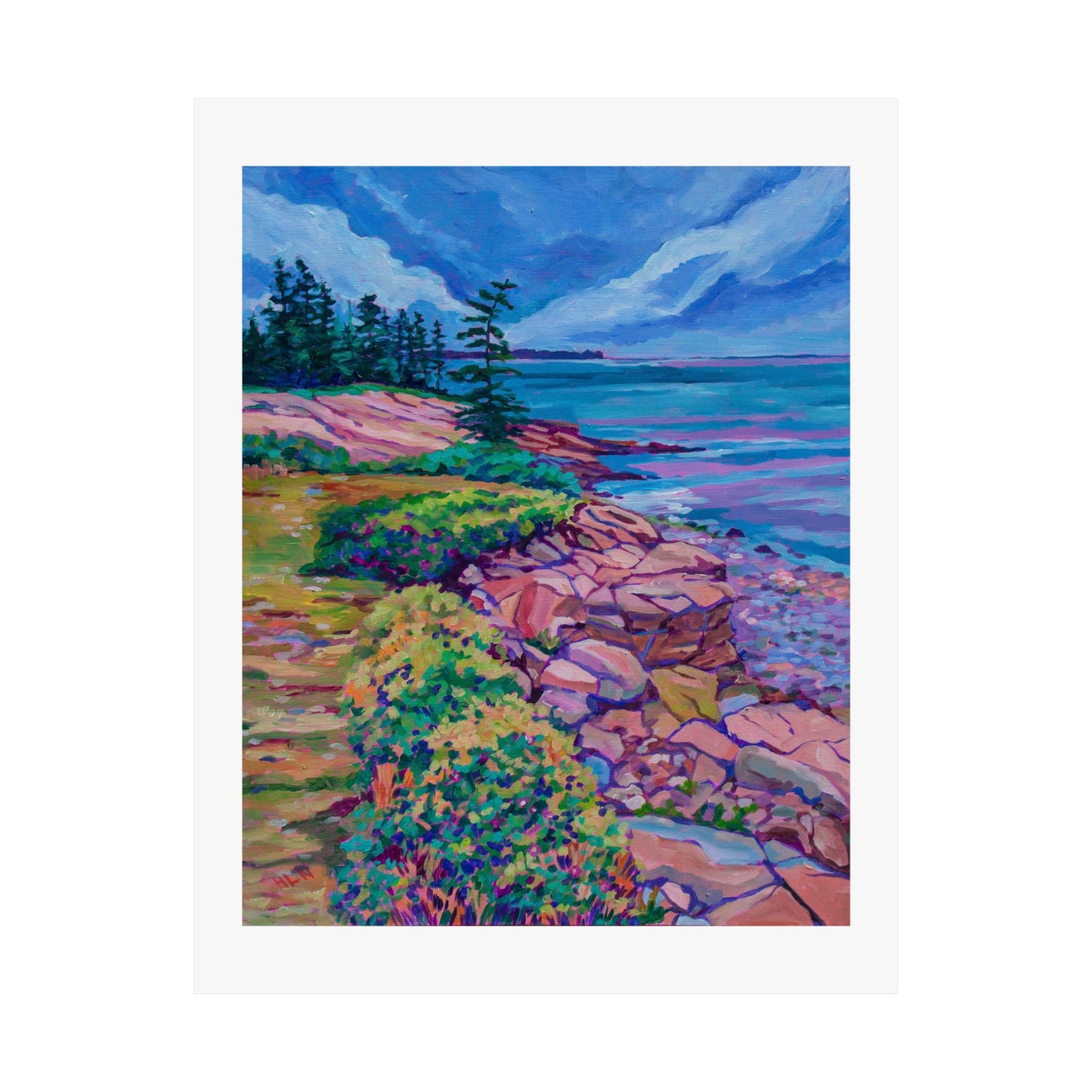 Schoodic Peninsula Acadia Maine— Fine Art Matte Paper Reproduction