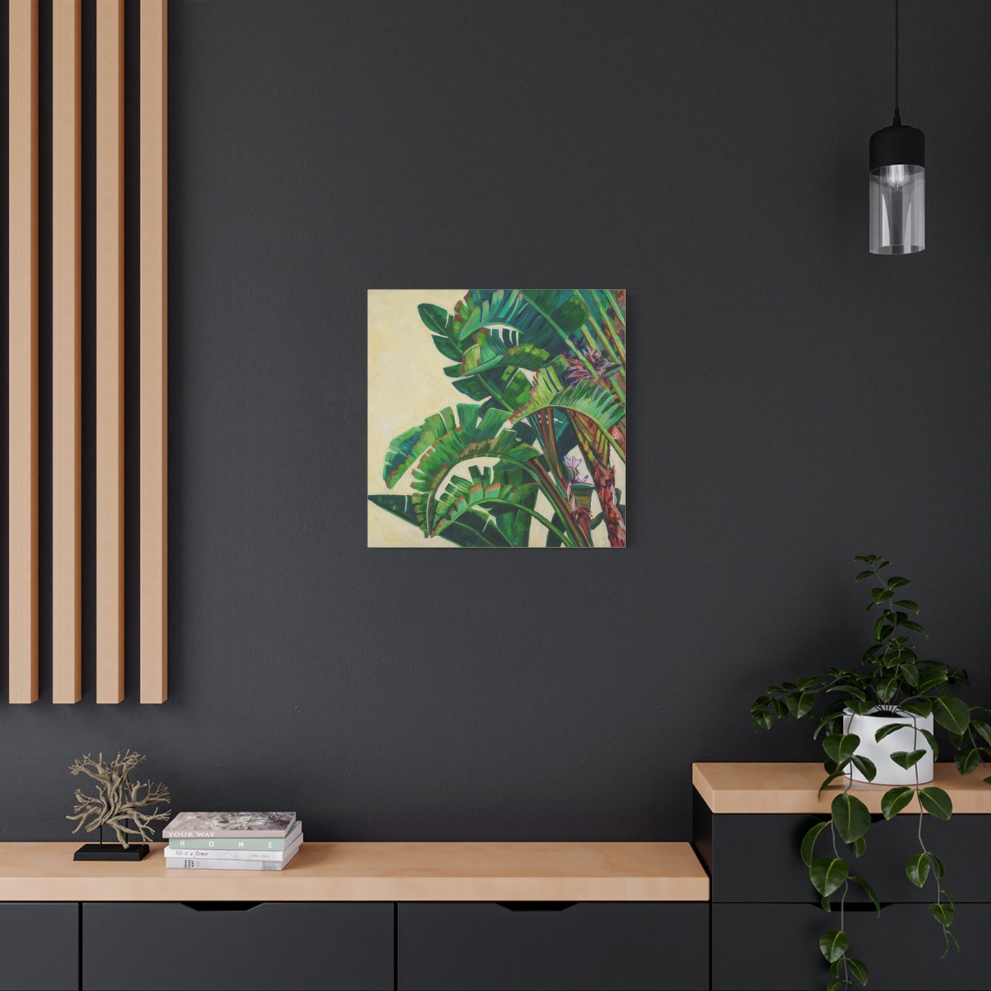 Palm Detail #12 —Matte Canvas, Stretched, 1.25"