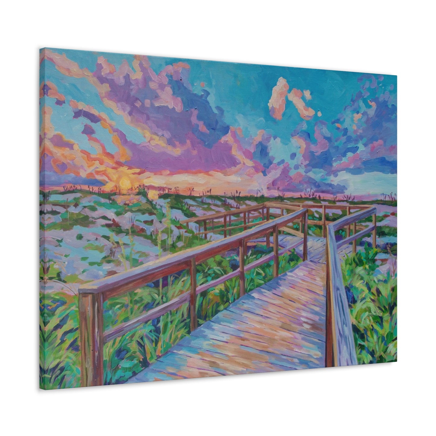 St Augustine Sunrise— Gallery Wrapped Canvas Reproduction