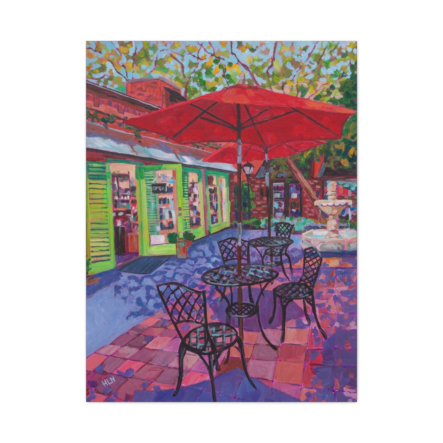 Hidden Courtyard—Matte Canvas, Stretched, 1.25"