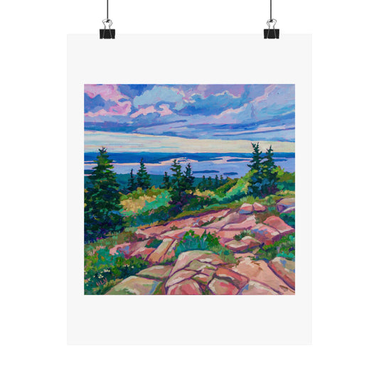 Above Bar Harbor — Fine Art Matte Paper  Reproduction