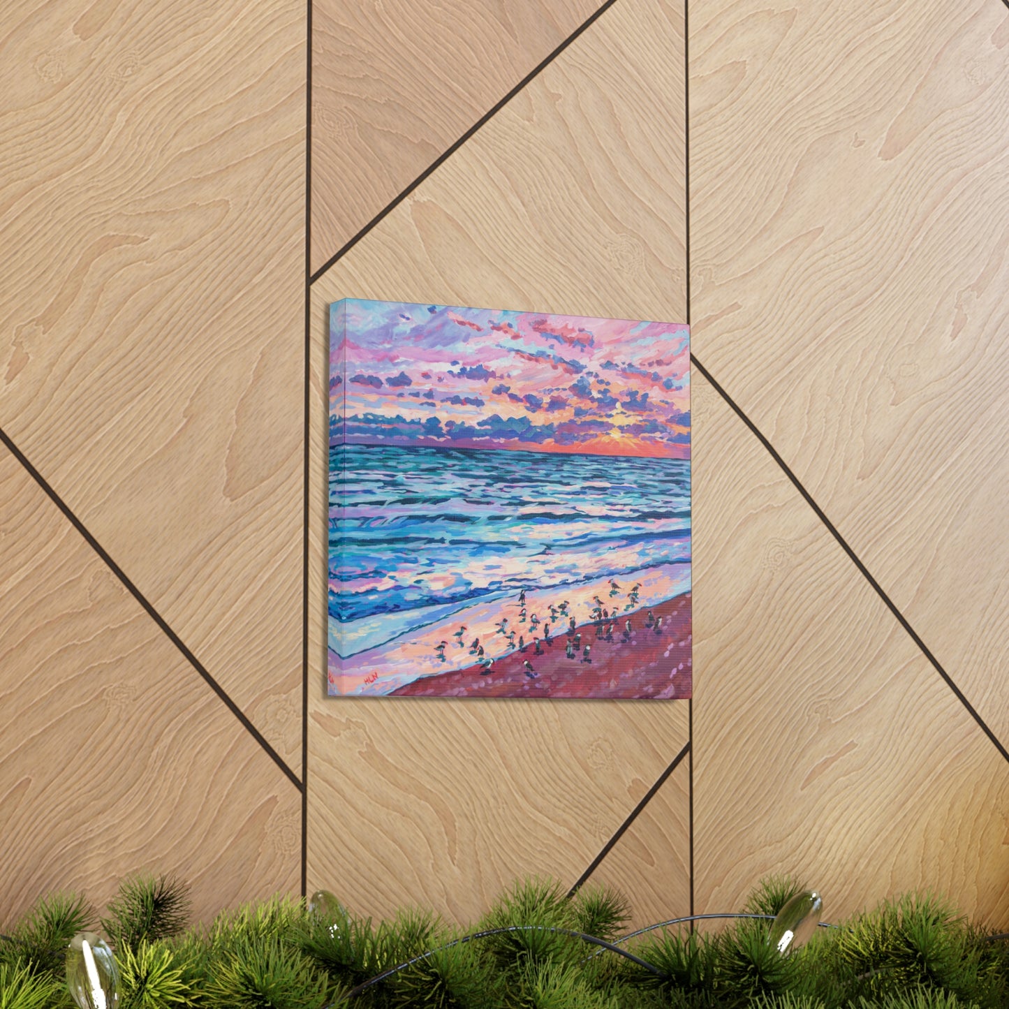 Morning Meetup— Gallery Wrapped Canvas Reproductions