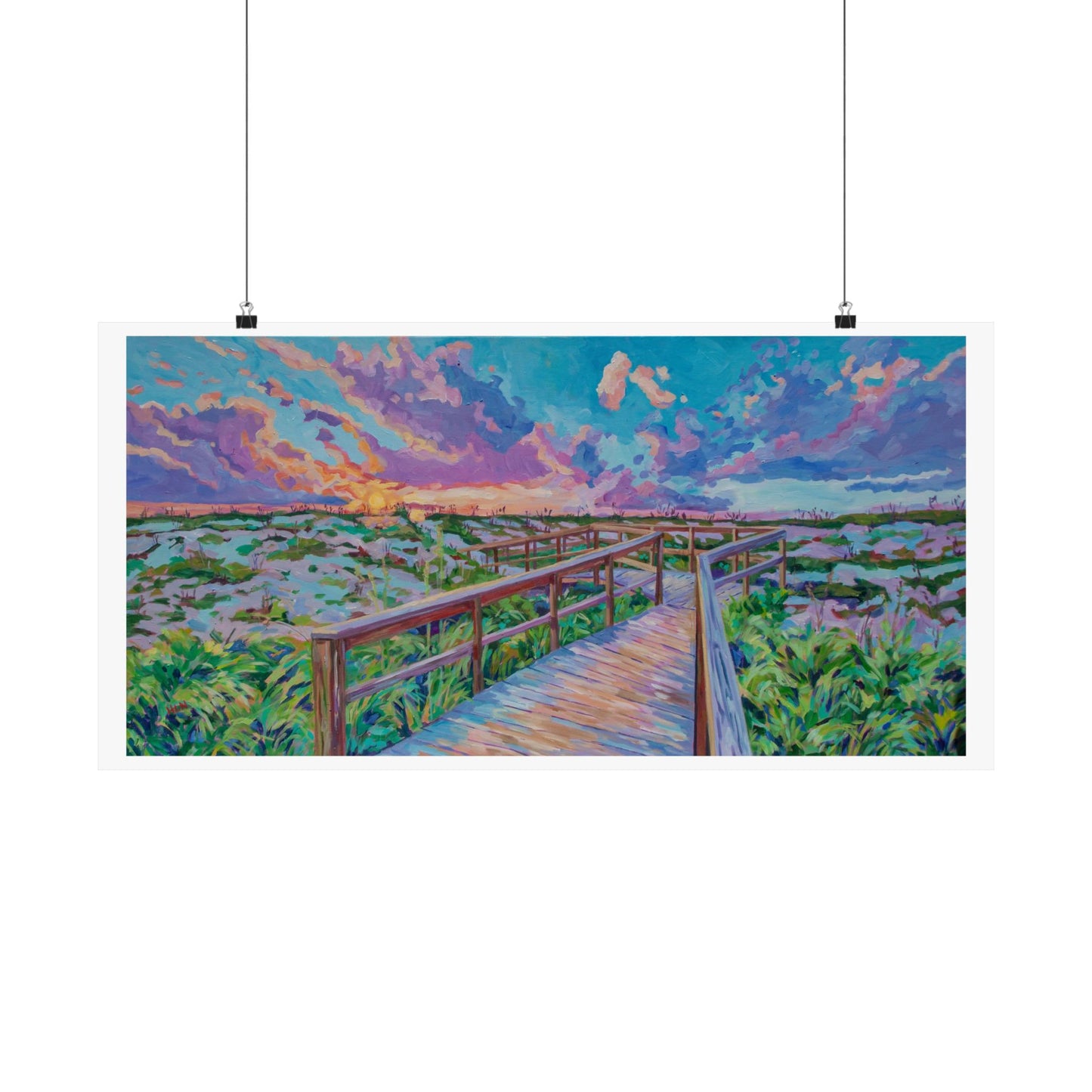 St Augustine Sunrise —Matte Horizontal Poster Reproduction