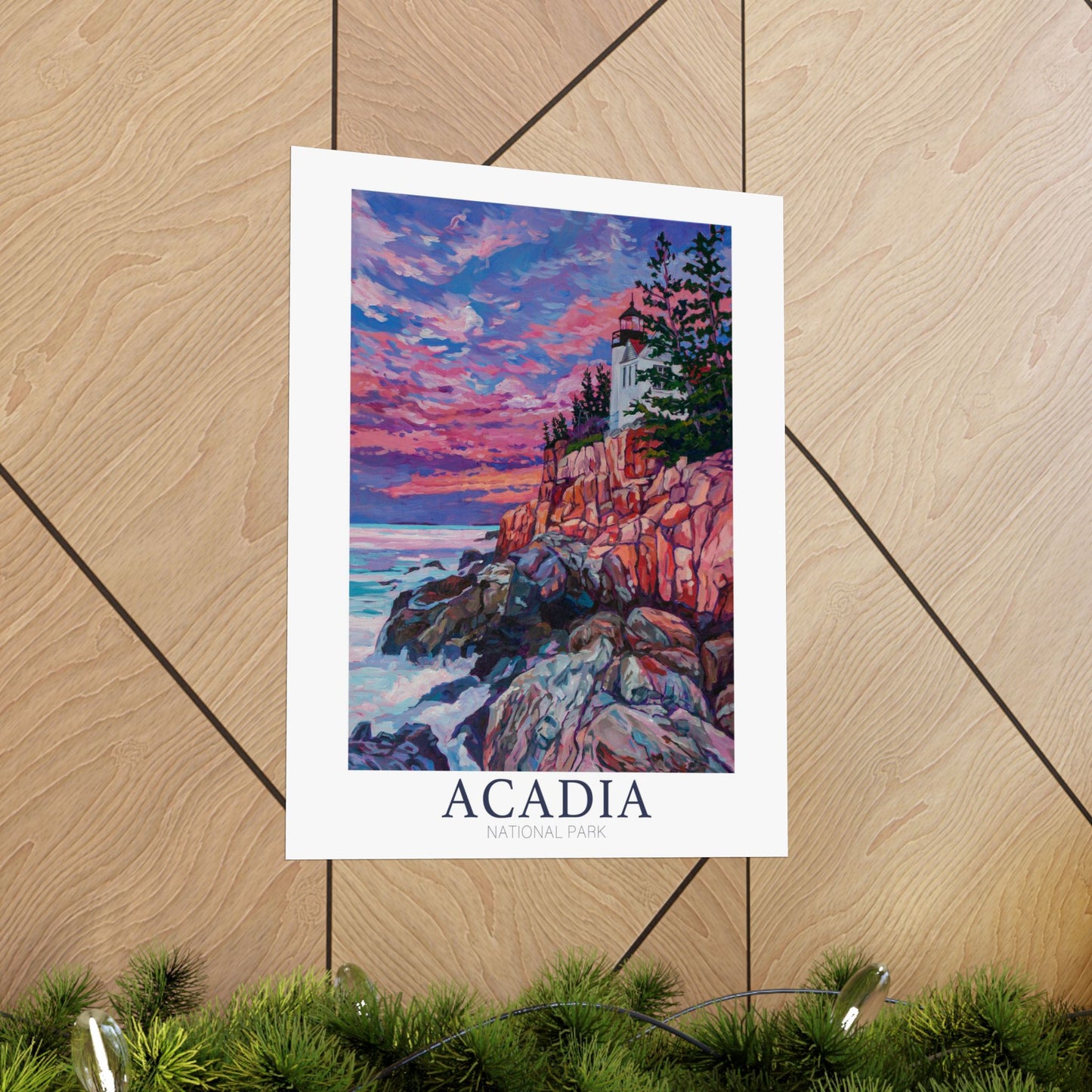 NP-1 | Acadia National Park fine art print, outdoor adventure lover souvenir poster