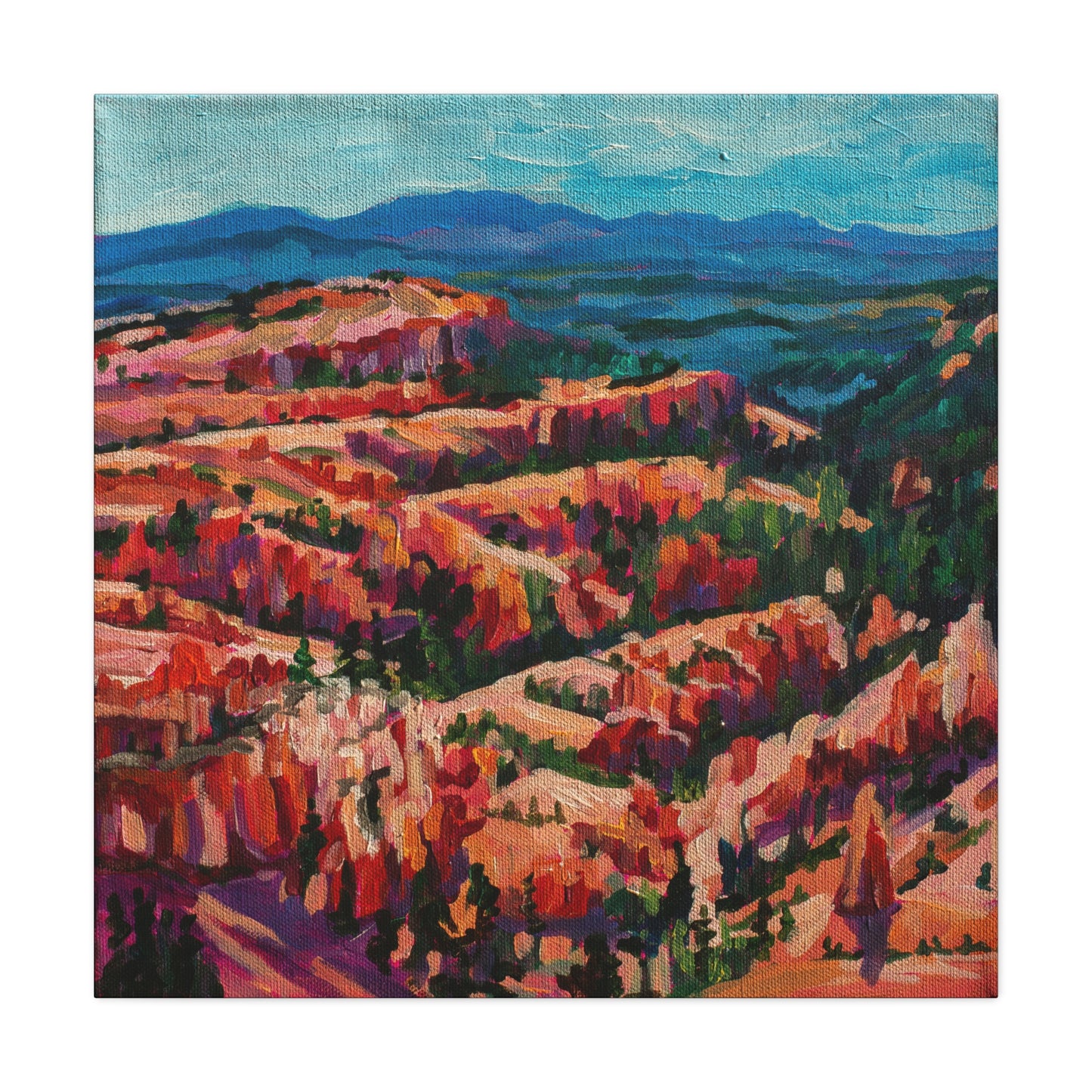 Bryce Canyon lookout —Matte Canvas, Stretched, 1.25"