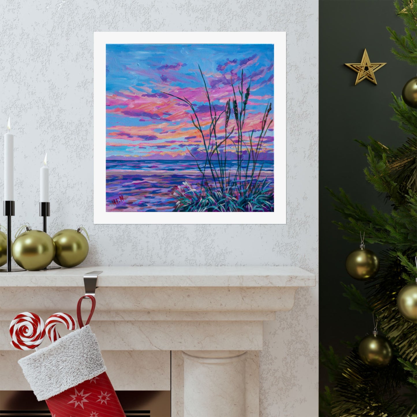 Morning Stillness— Matte Paper Poster Reproduction